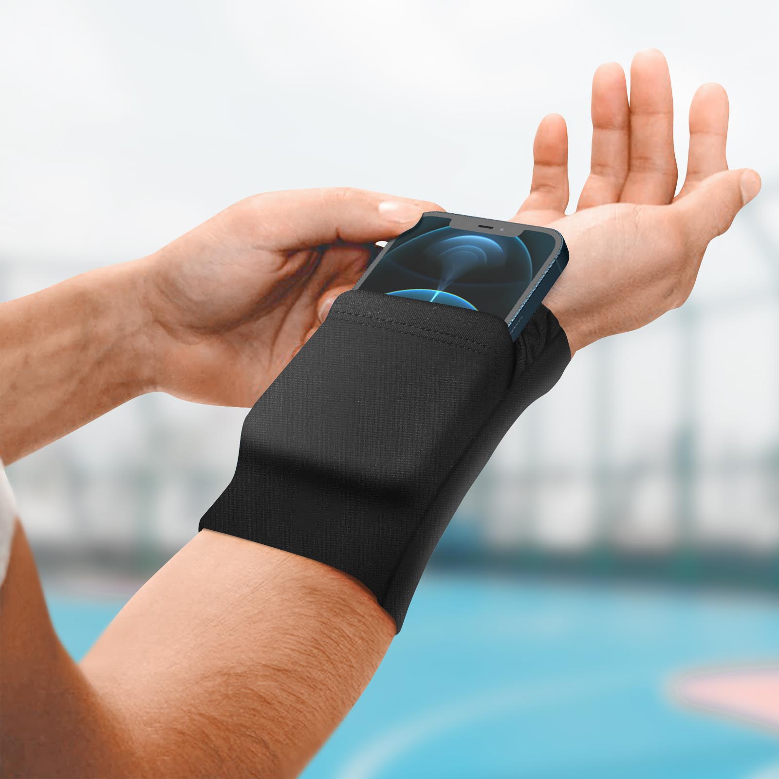 Fascia Braccio Regolabile Con Cintura In Vita | Traspirante E Comoda | Taglia S (25,5-30,5 Cm) | Uomo E Donna
