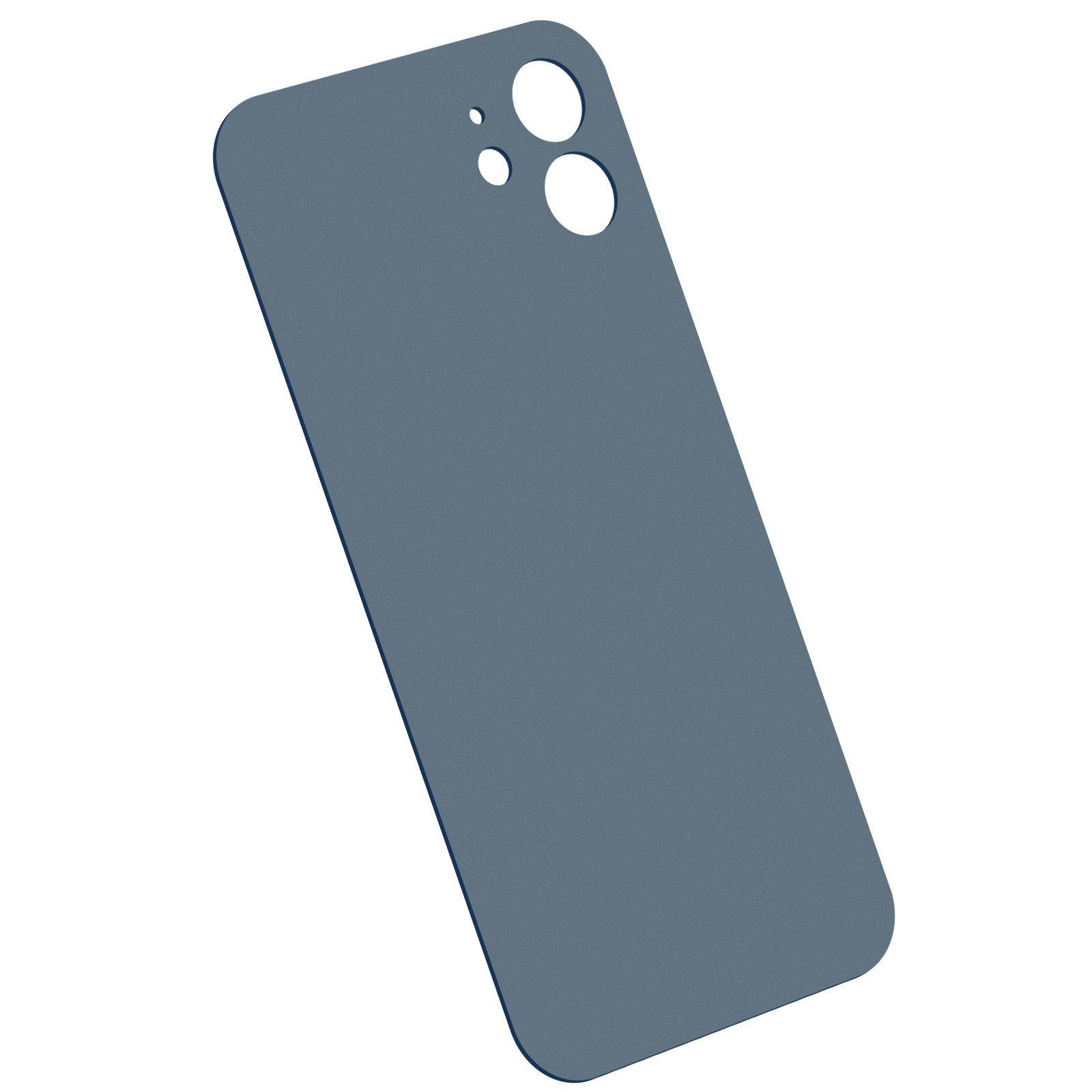 24331 - COUVERCLE CACHE BATTERIE COQUE ARRIERE POUR IPHONE 12 PRO BLANC ARGENT COMPATIBLE - Compatibile
