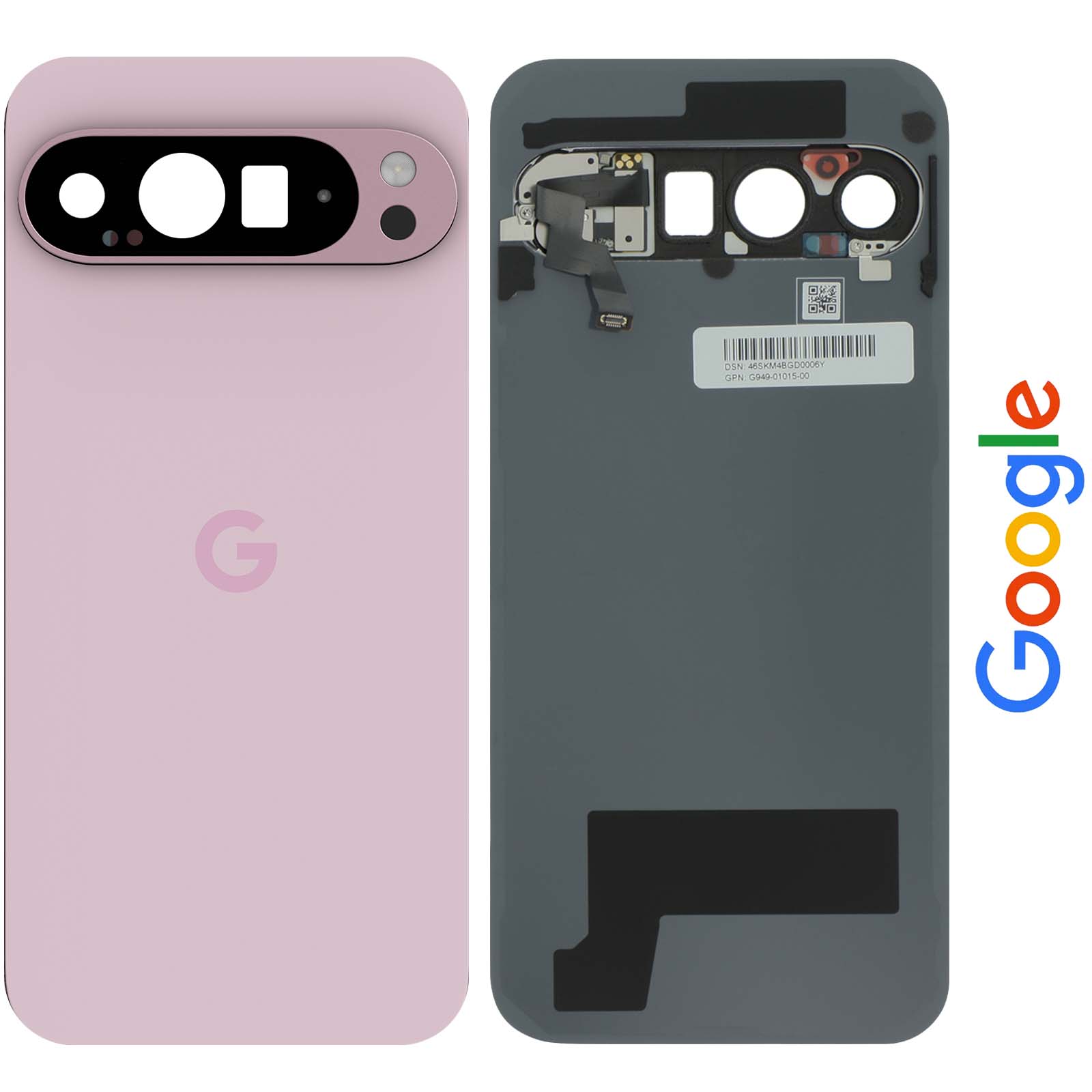 Vitre Arrière / Cache Batterie OEM Pour Google Pixel 9 / 9 Pro / 9 Pro XL – Verre + Adhésif