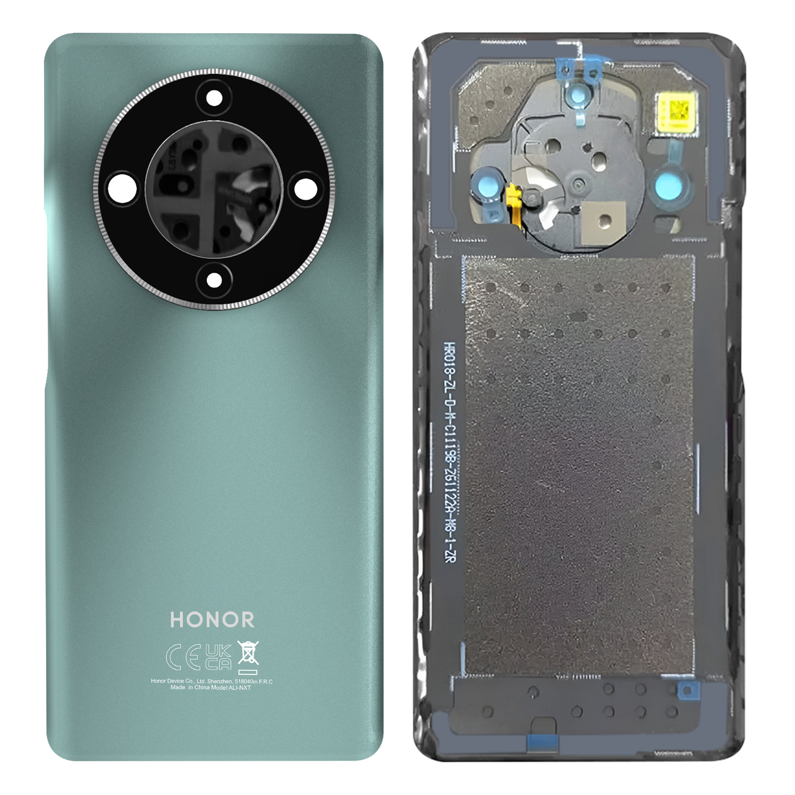 Vitre Arrière (cache Batterie) Avec Lentille Caméra Pour Honor 50 - Noir Minuit - Pièce De Rechange Neuve