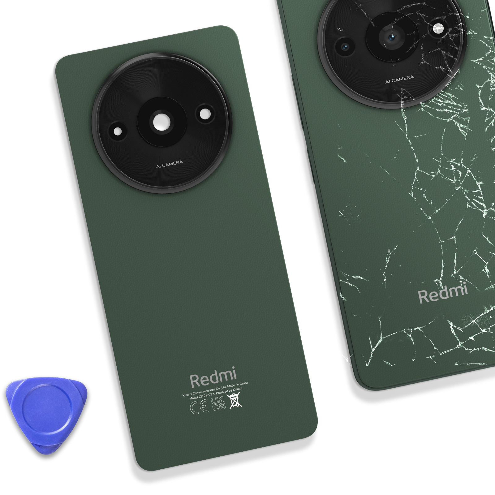 Vitre Arrière + Adhésif Et Lentille Caméra – Pour Xiaomi 13 – Vert