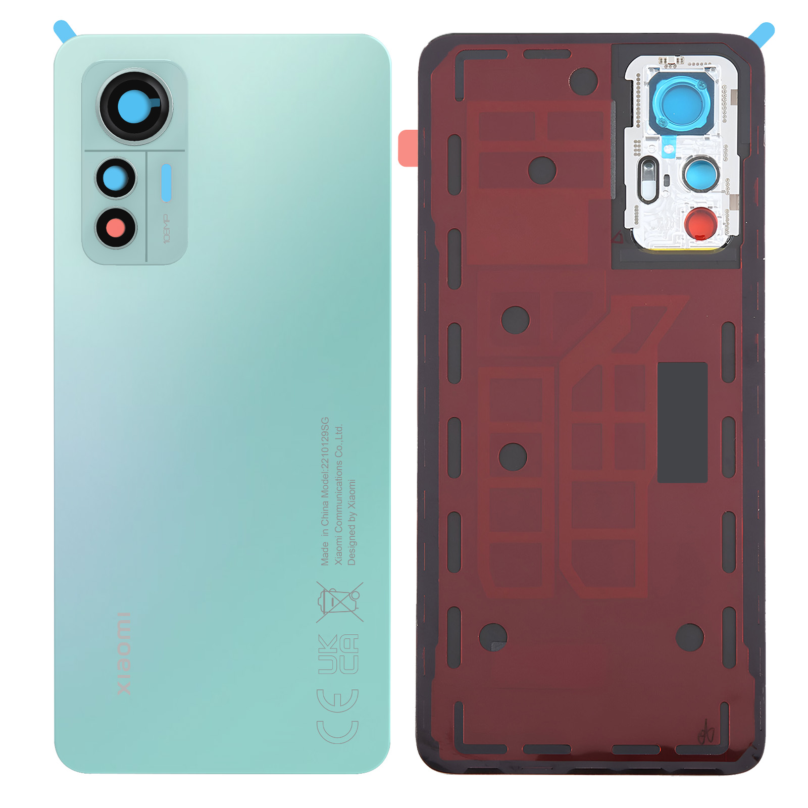 KANSi Cover per Xiaoi 12 Lite 5G, Vetro Teperato [2 Pack] Custodie