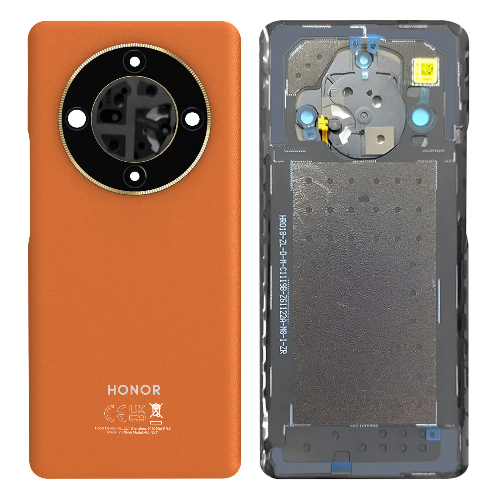 Vitre Arrière Avec Lentille Caméra Pour HONOR Magic6 Lite - Noir Minuit, Neuf