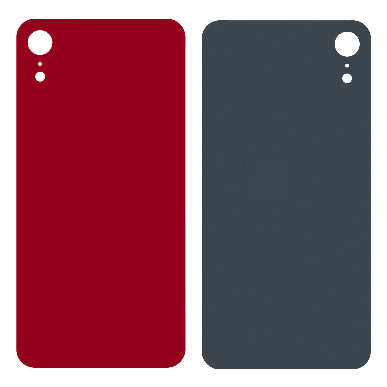 Vitre Arrière De Remplacement Pour IPhone XR - Rouge Avec Gros Trou Et Adhésif Inclus - Neuf GLOBALSTOCK
