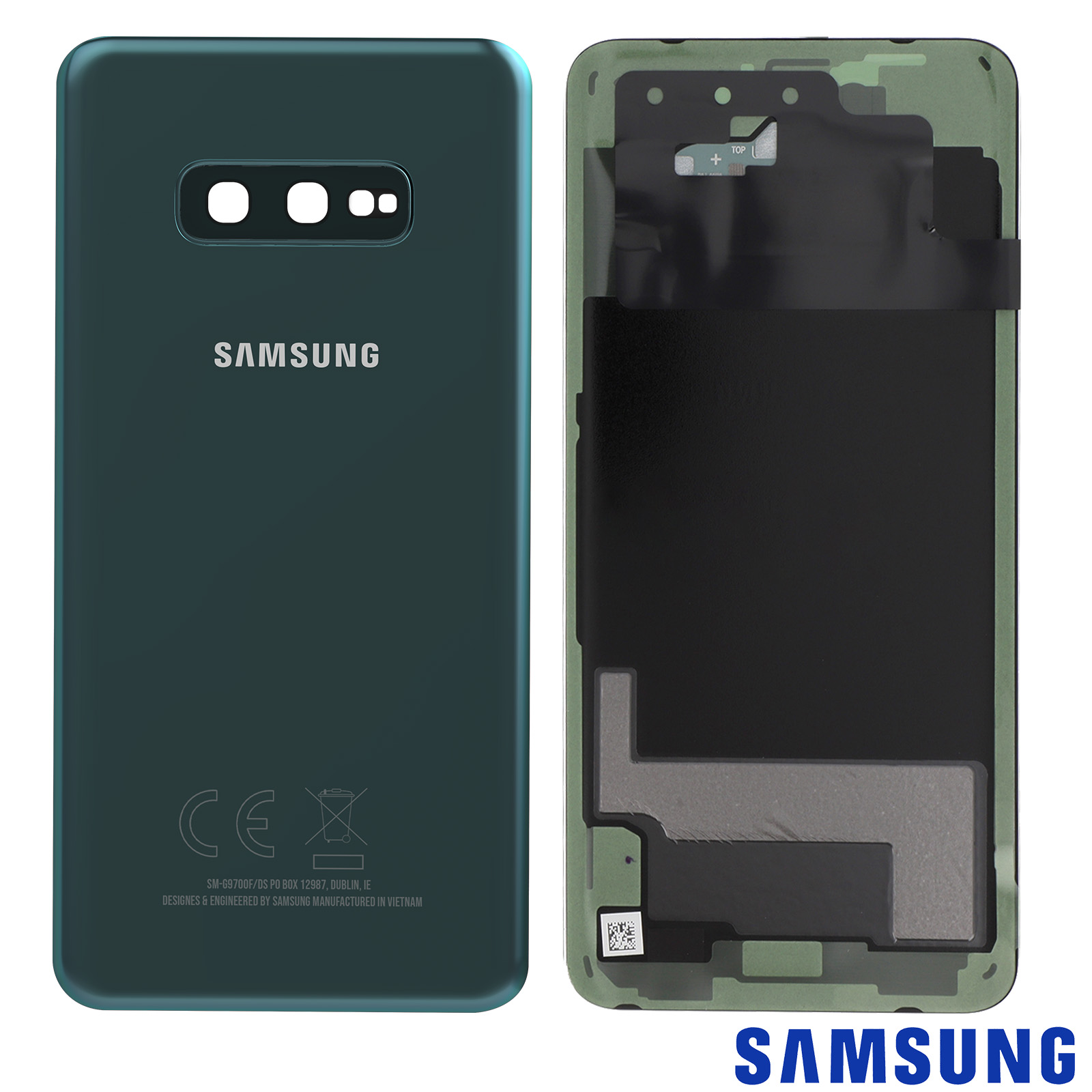 Original Cache Batterie Vitre Arrière Noir Pour Samsung Galaxy A04s A047 Gh82 29480a Samsung