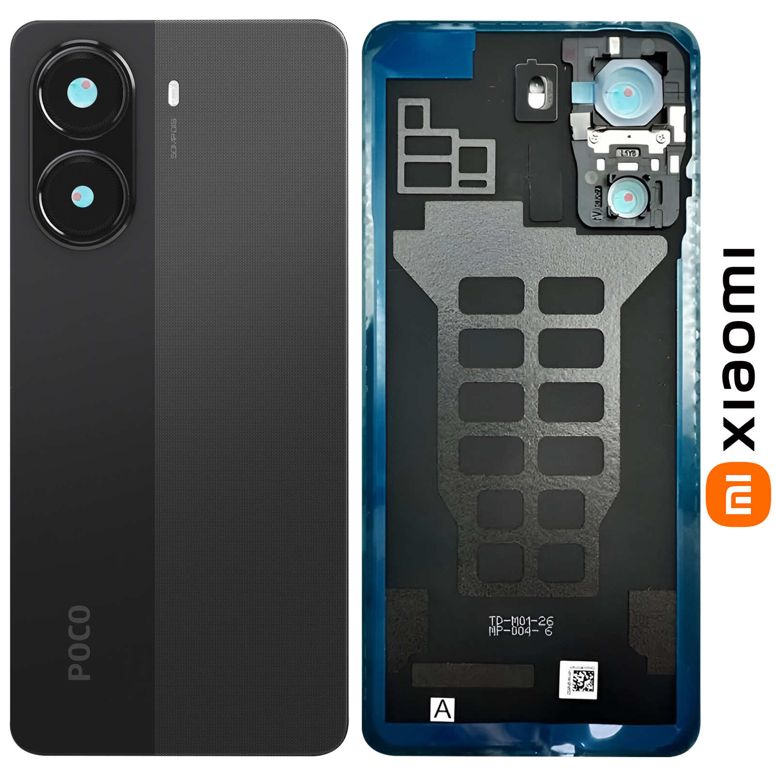 Custodia SineOrdo Per Xiaomi POCO X7 Pro 5G - Silicone TPU Morbido, Sottile 1,4 Mm, Antingiallimento, Nera
