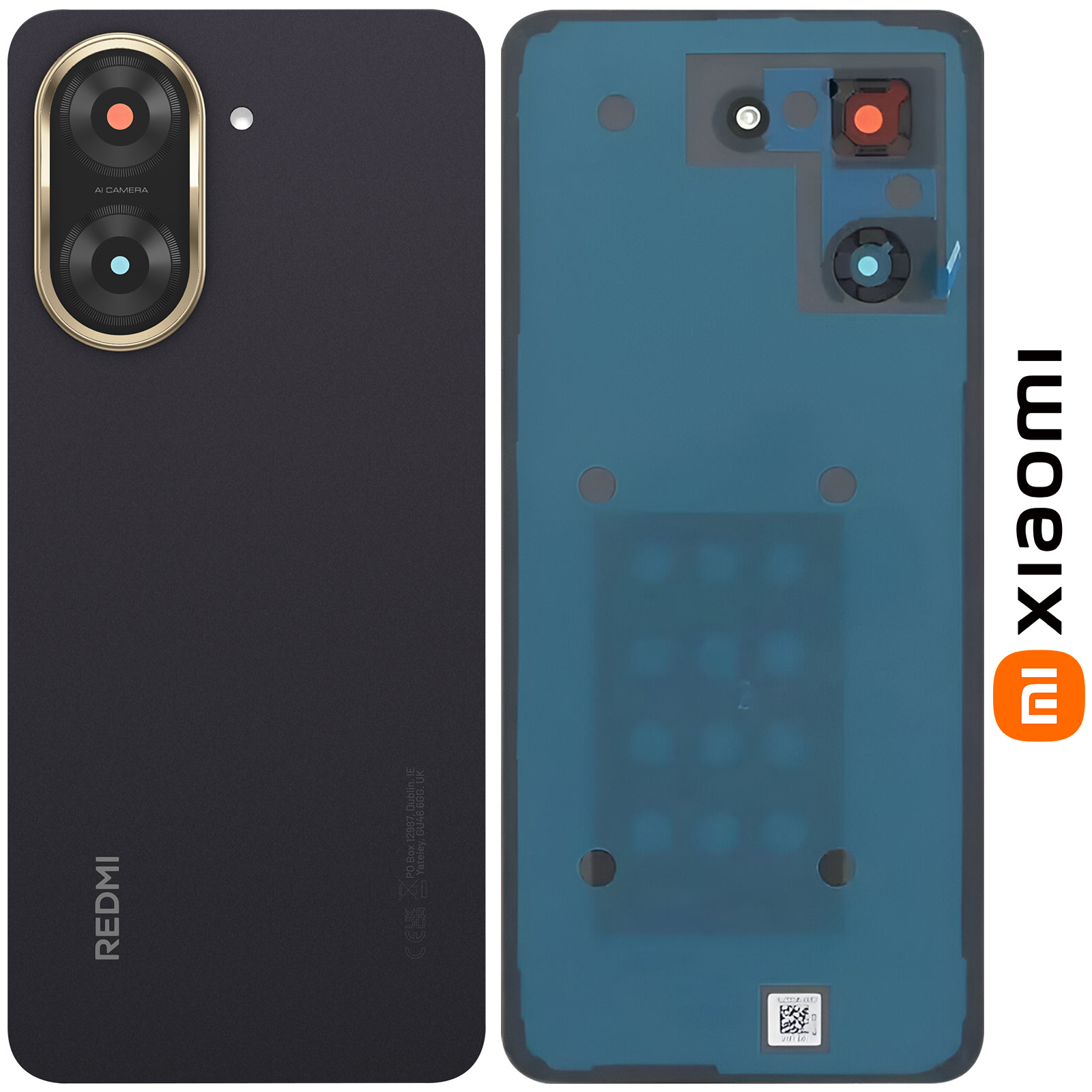 Cache Batterie Vitre Arrière Pour Xiaomi Mi 11 5G - Couleur Gris De Minuit - Neuf Sous Blister