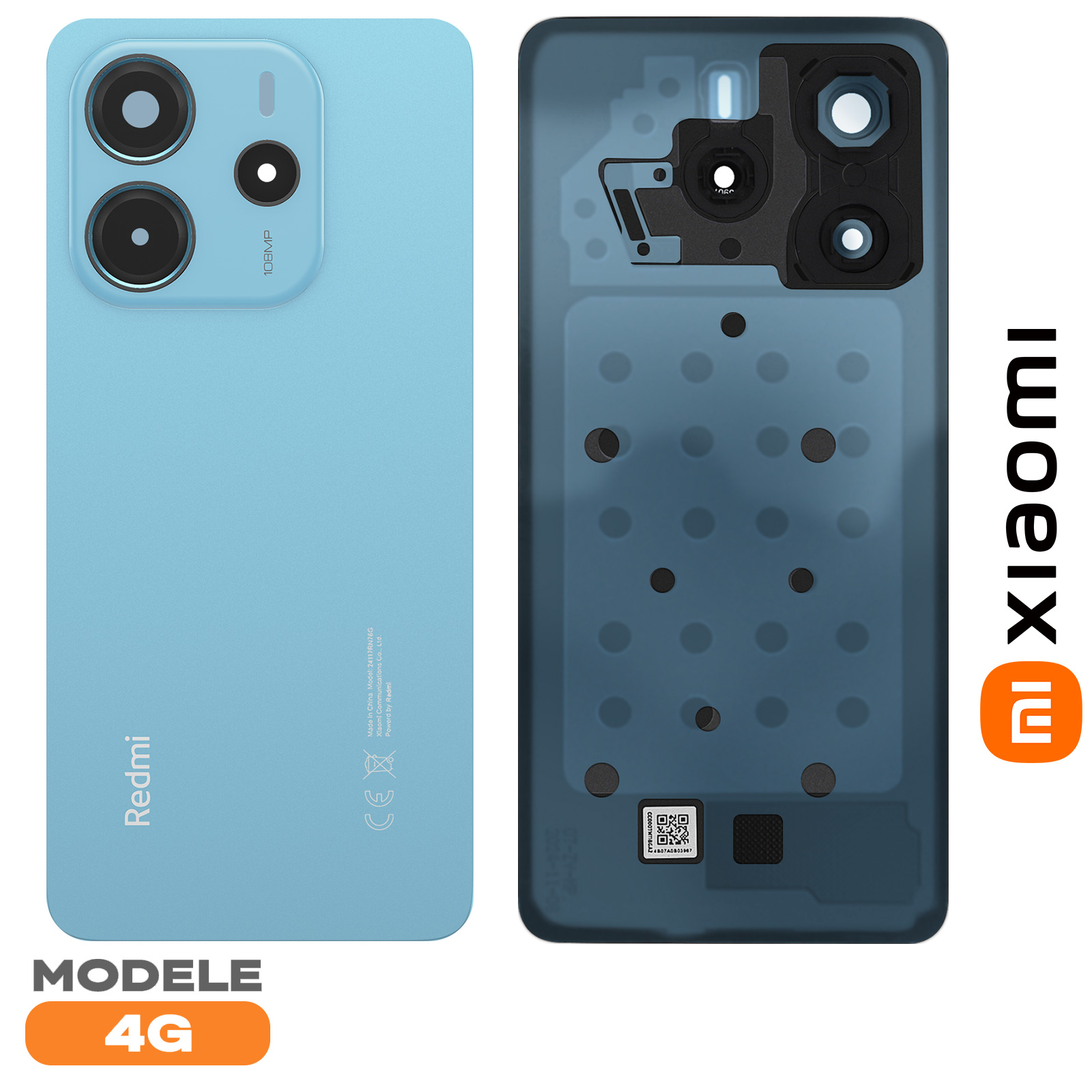 Cache Batterie Arrière Pour Realme C30 – Noir Denim Premium – Neuf