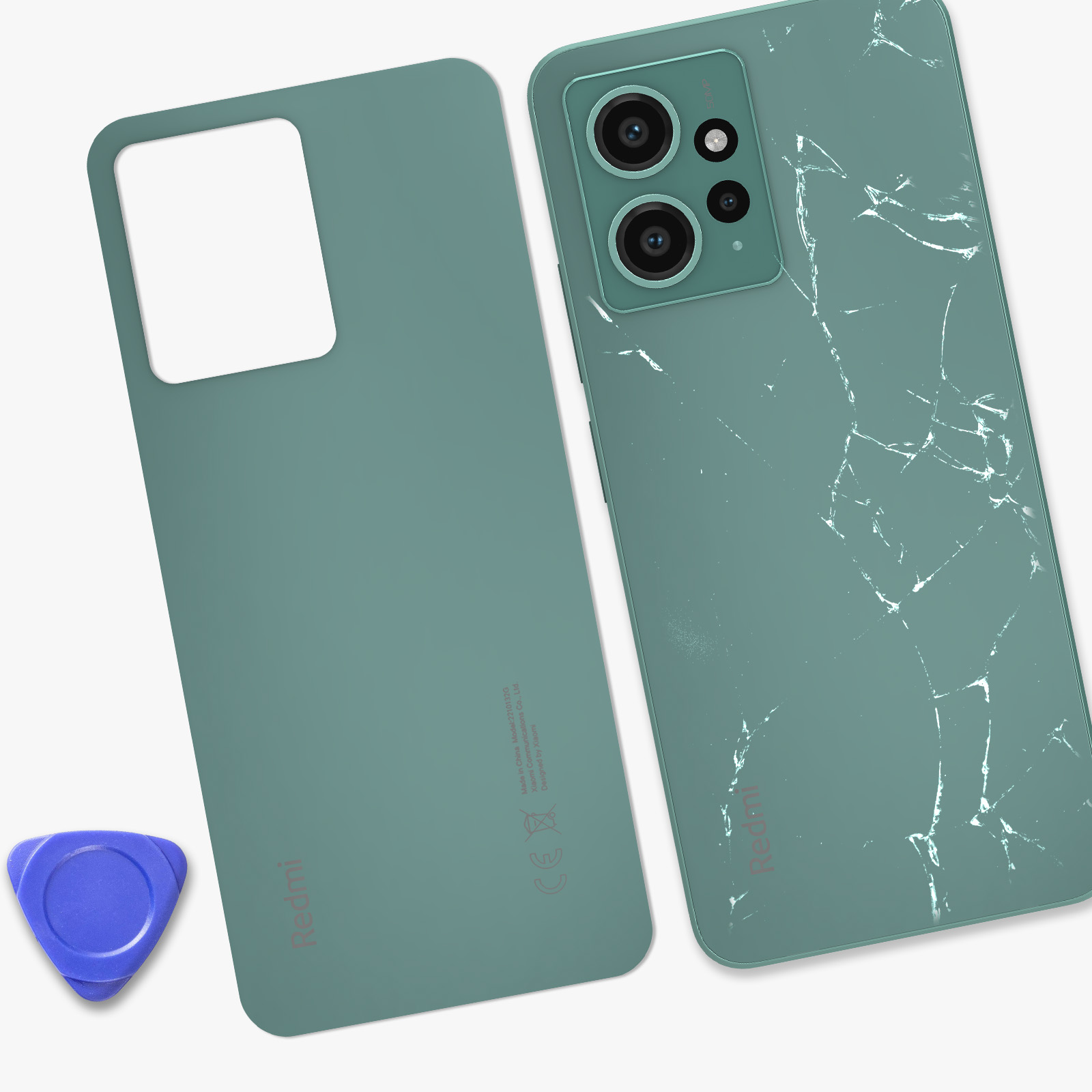 Couvercle De Batterie Arrière Vert Pour Xiaomi Redmi Note 10 4G - Neuf En Emballage Origine