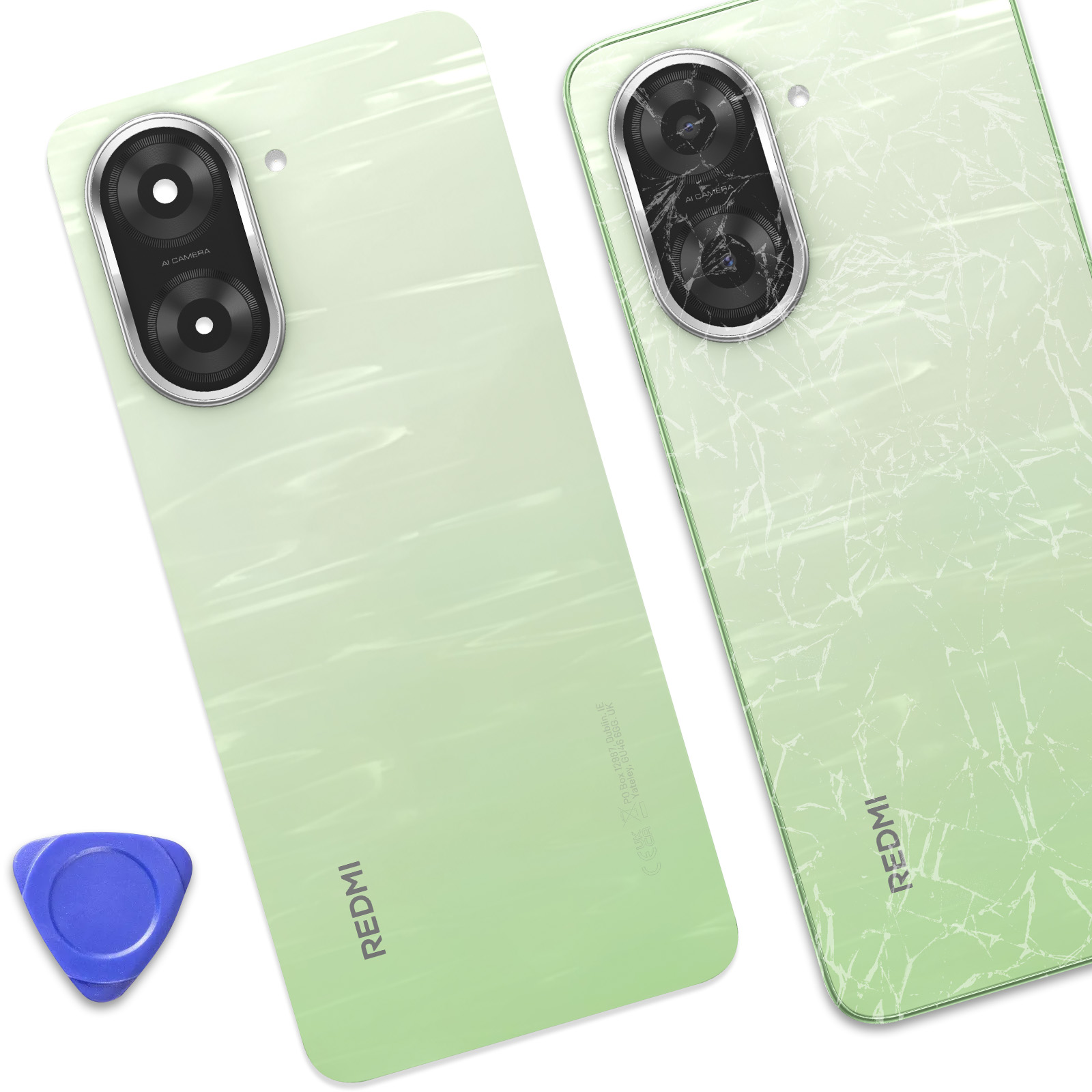 Cache Batterie Vitre Arrière – Xiaomi Redmi 9T – Vert Océan (neuf)