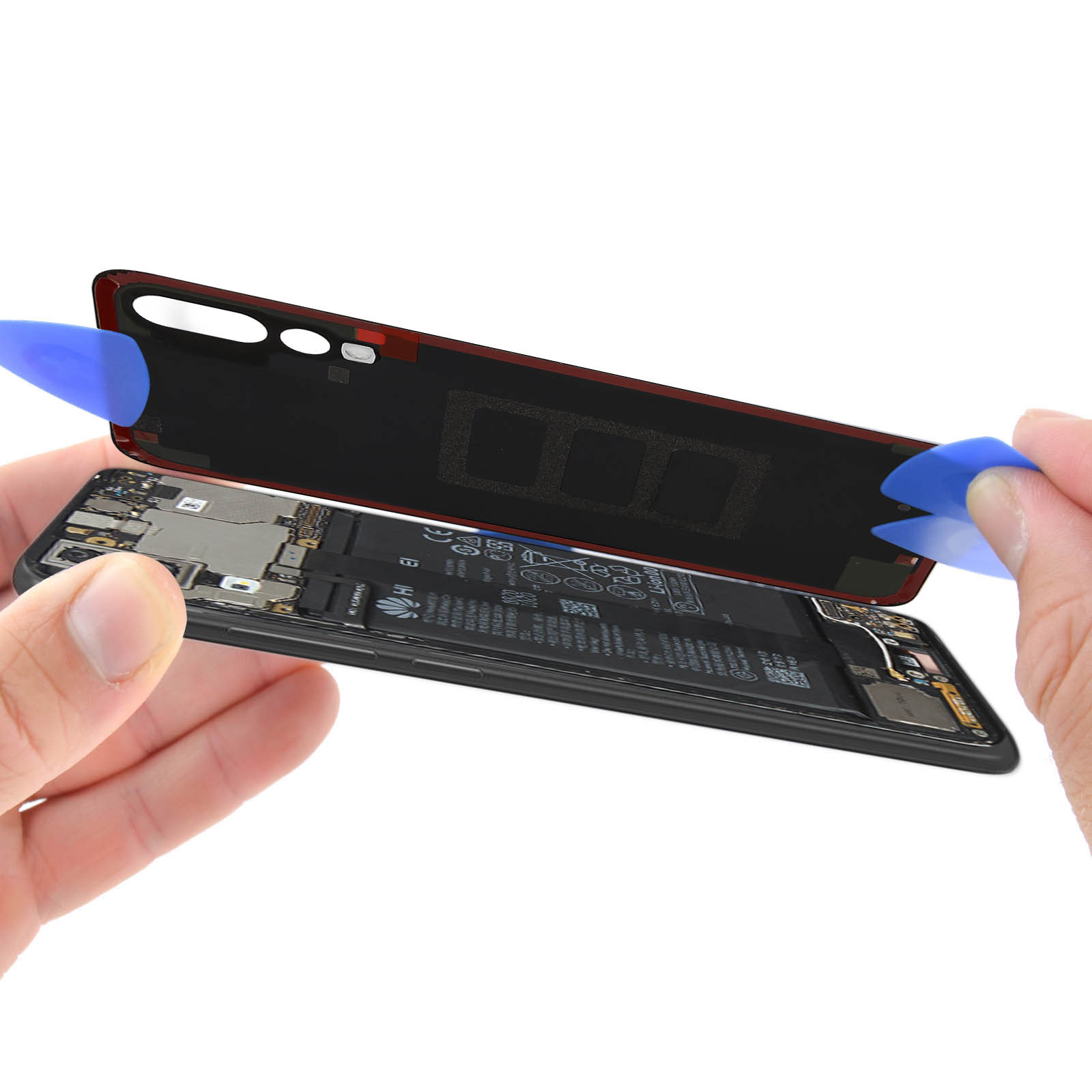 Coque Arrière Noire Original Pour HUAWEI P20 PRO Bleu - Foto 3