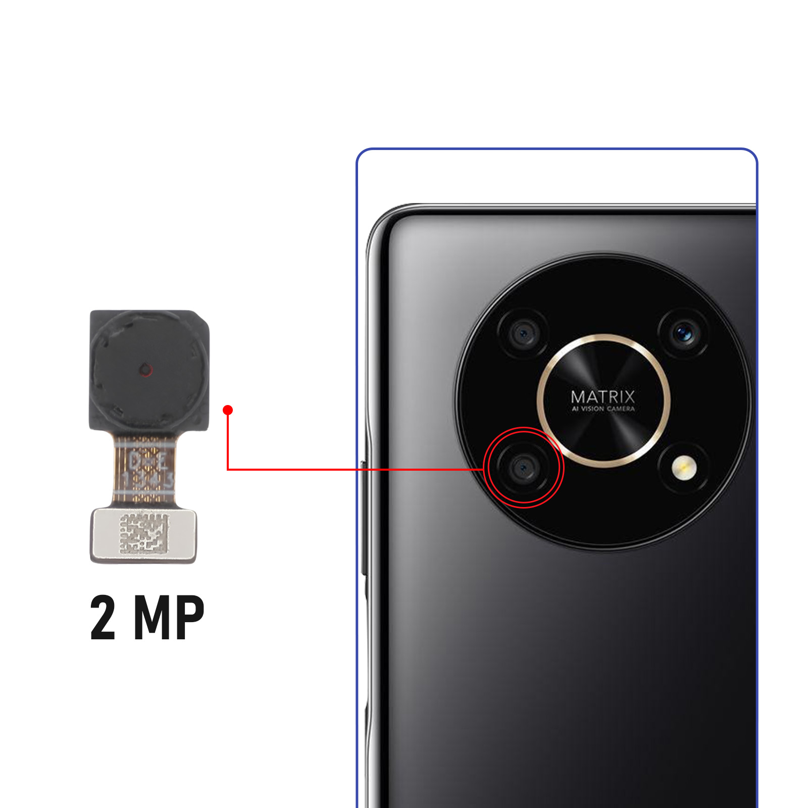 Fotocamera Posteriore Per Honor Magic 4 Lite 5G - Sensore Principale 200MP - Italiano - Foto 9