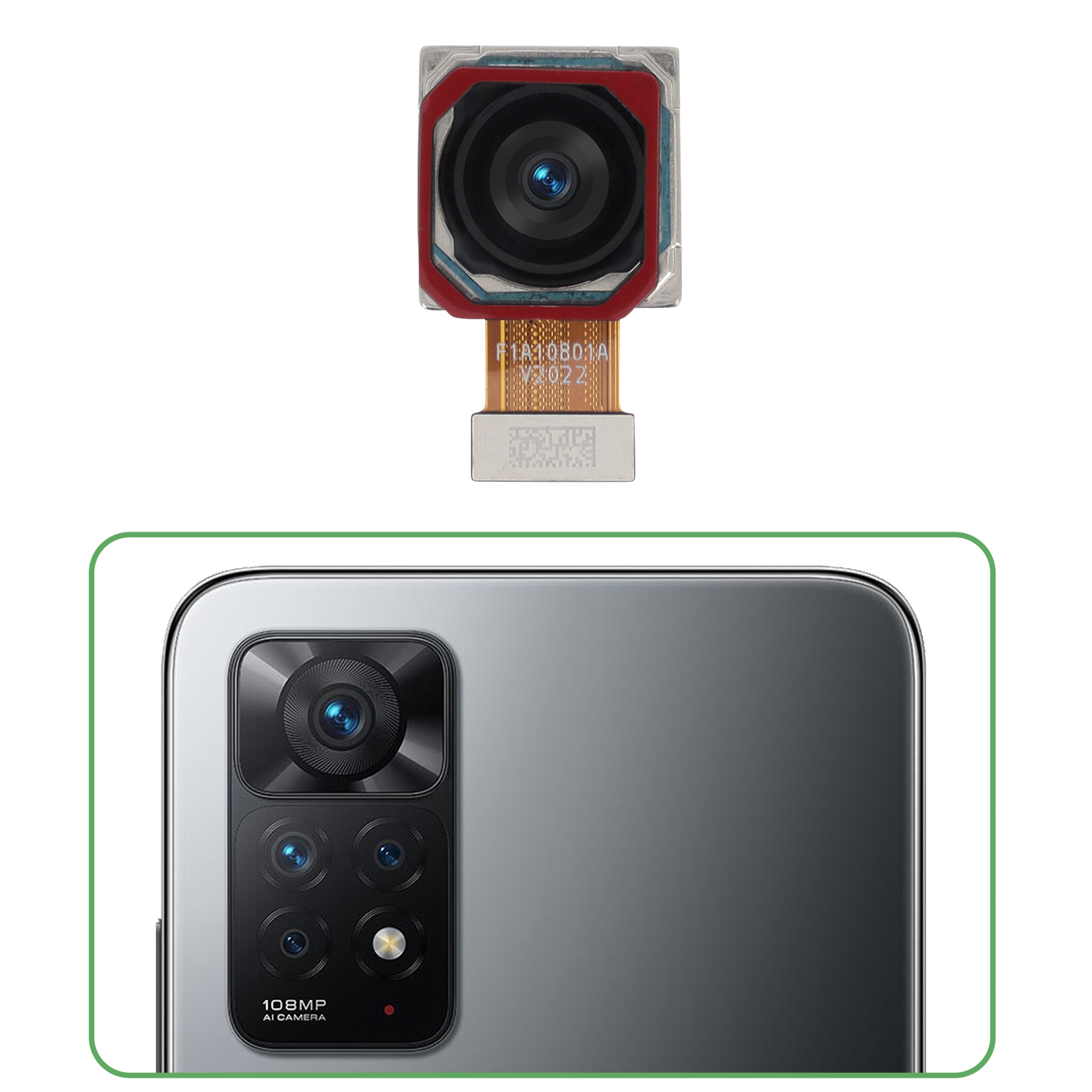 Caméra arrière Xiaomi Mi 11 108 Mpx grand angle OEM
