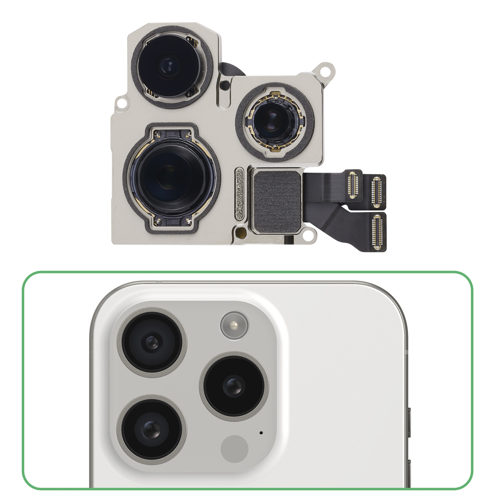 Capteur Caméra Arrière 8 MP Pour IPhone 5 - Remplacement, Noir, Compatible A1428/A1429/A1442, Neuf