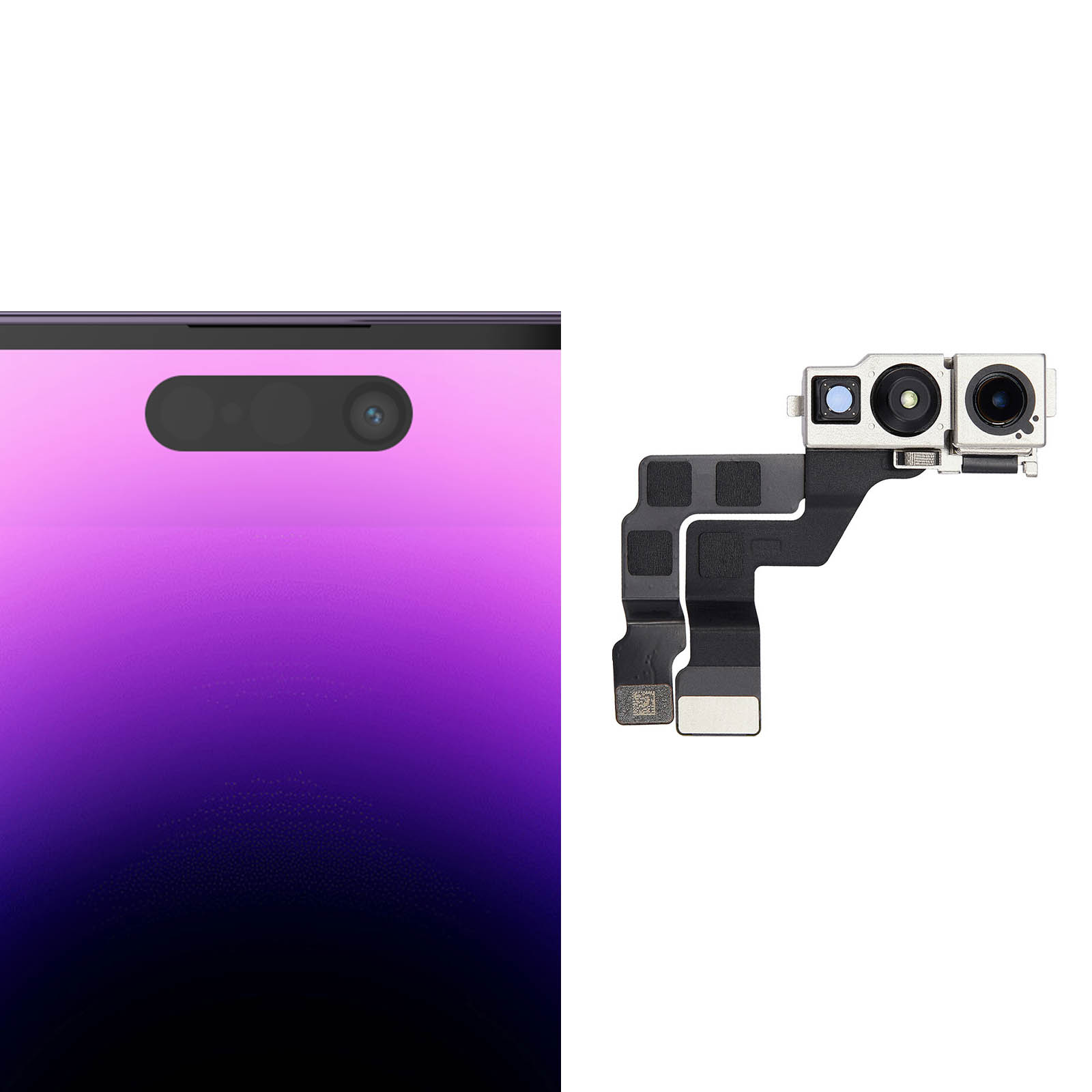 Caméra Avant IPhone 14 Pro – Origine Démontée – Testée Fonctionnelle
