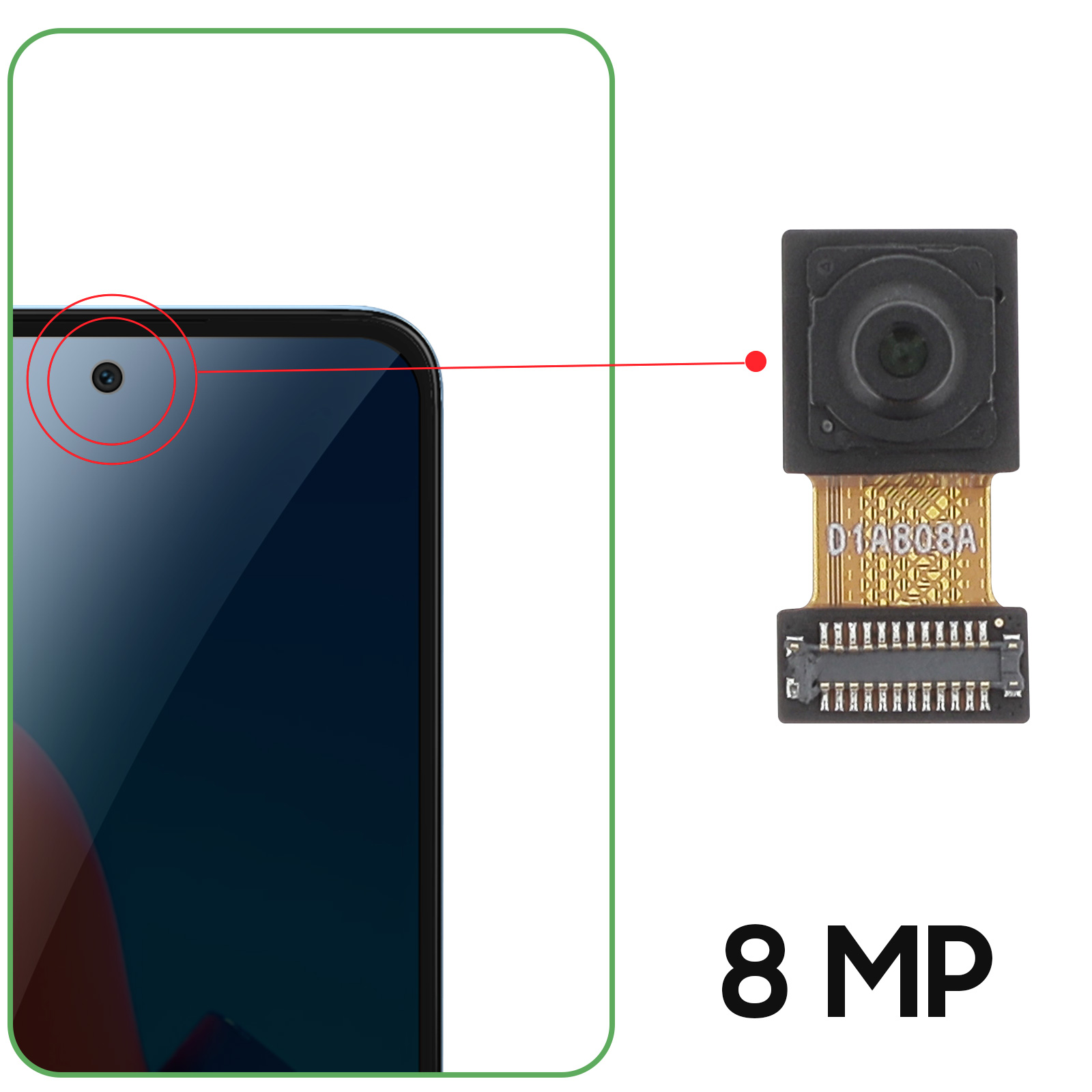 Caméra Avant De Rechange Pour Xiaomi Redmi S2 - Pièce Origine Neuve Sous Emballage