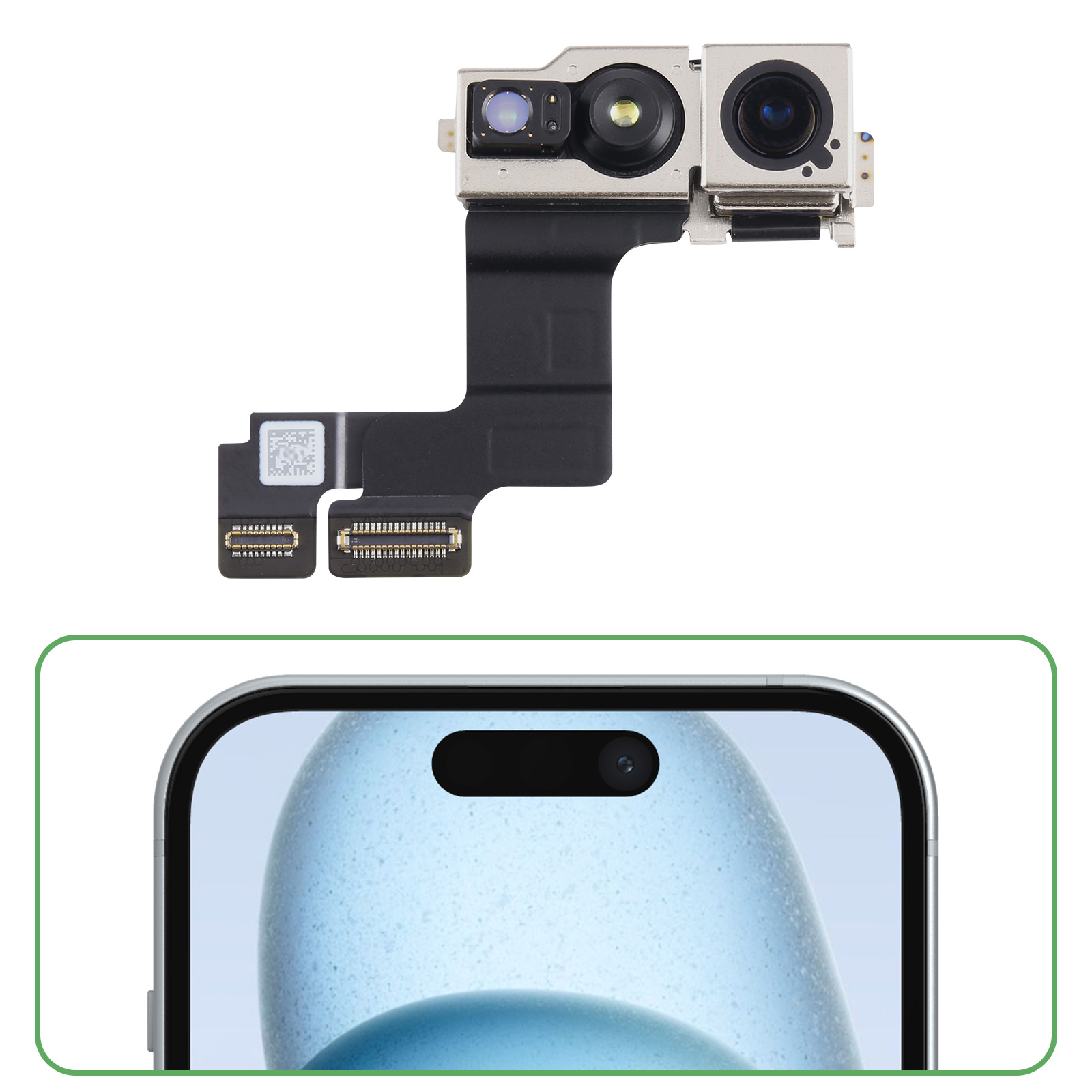 Caméra Avant Pour IPhone 15 Plus - D'origine, Démontée, Testée (occasion)