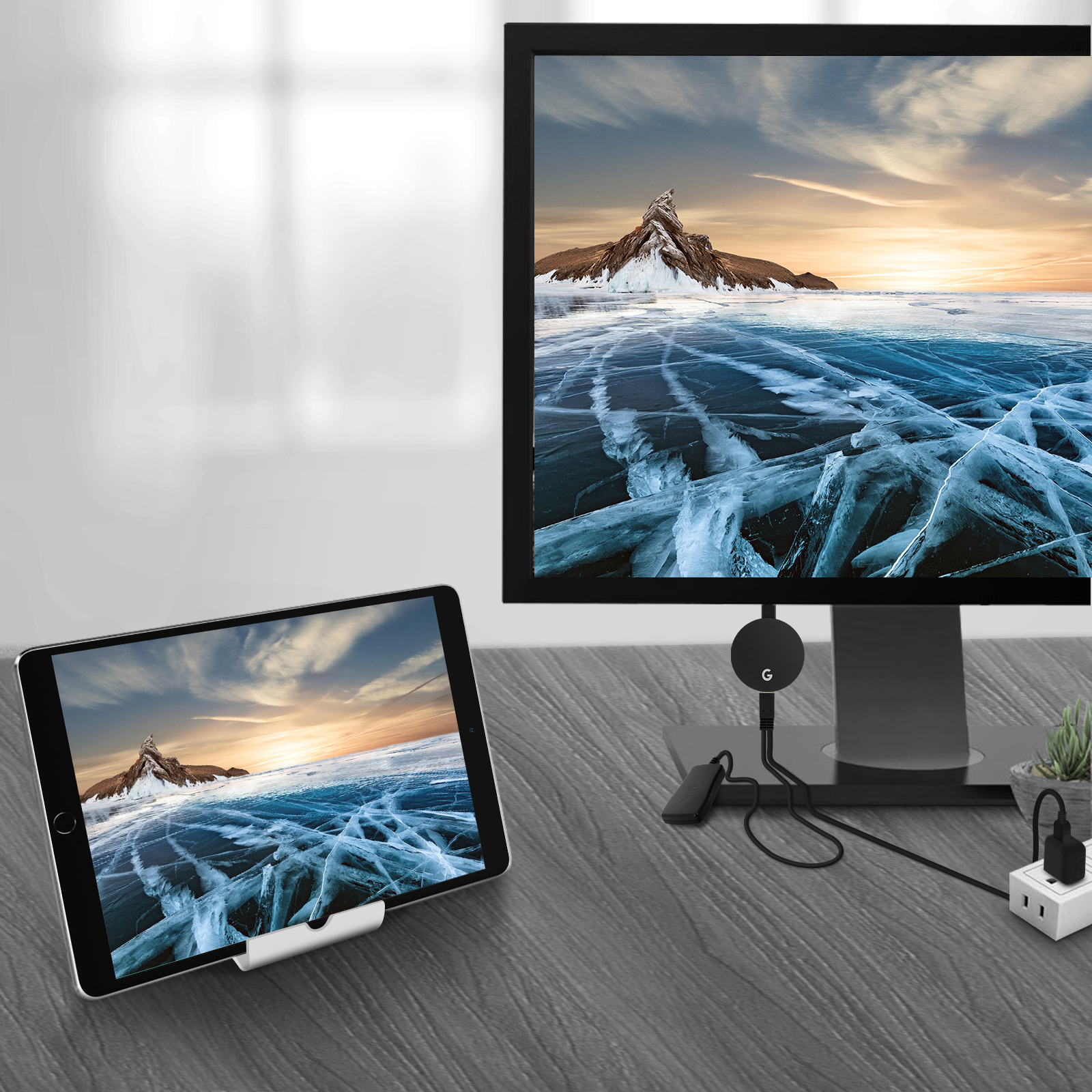 Dongle HDMI Sans Fil SOCLLLife - Miracast 4K/1080P - Pour Projeter Smartphone/PC Sur TV/moniteur - Plug And Play