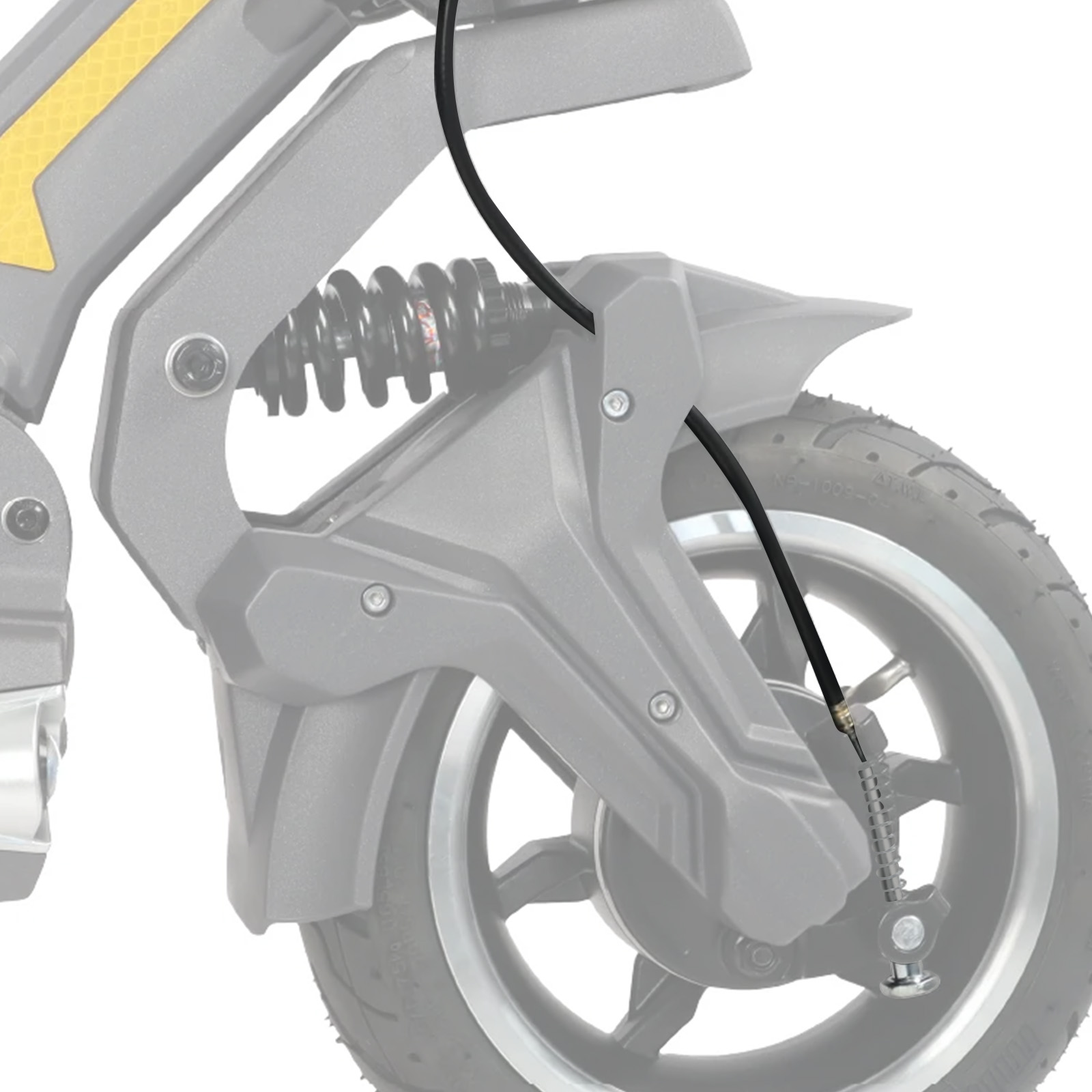 Câble De Frein Avant Pour Scooter électrique Ninebot Max G30 – Remplacement Longueur 130 Cm, Avec Accessoires