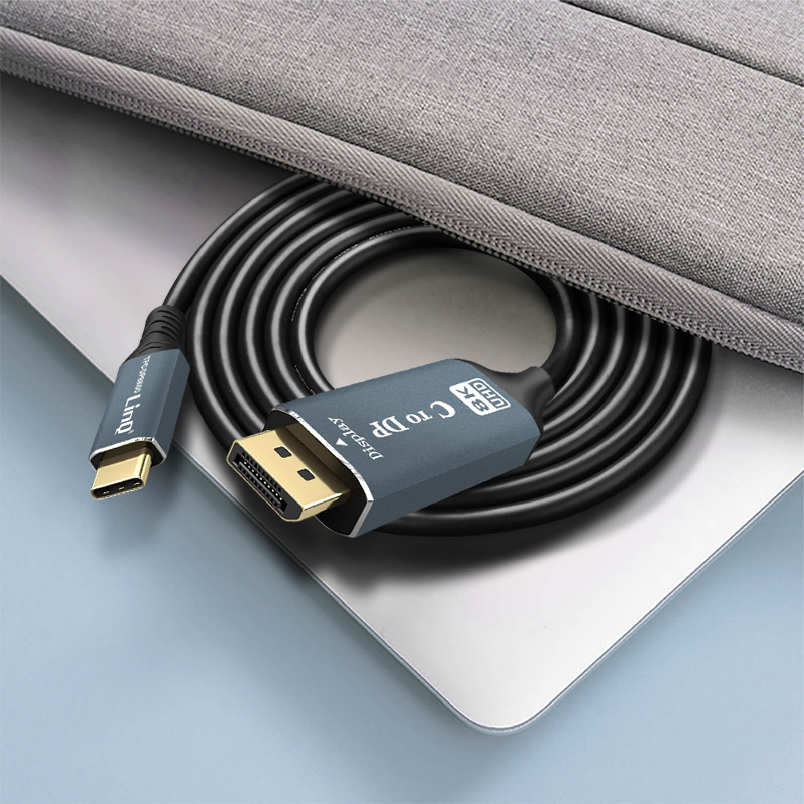 Lindy Cavo Adattatore Usb Tipo C a Displayport 8k60, 1m