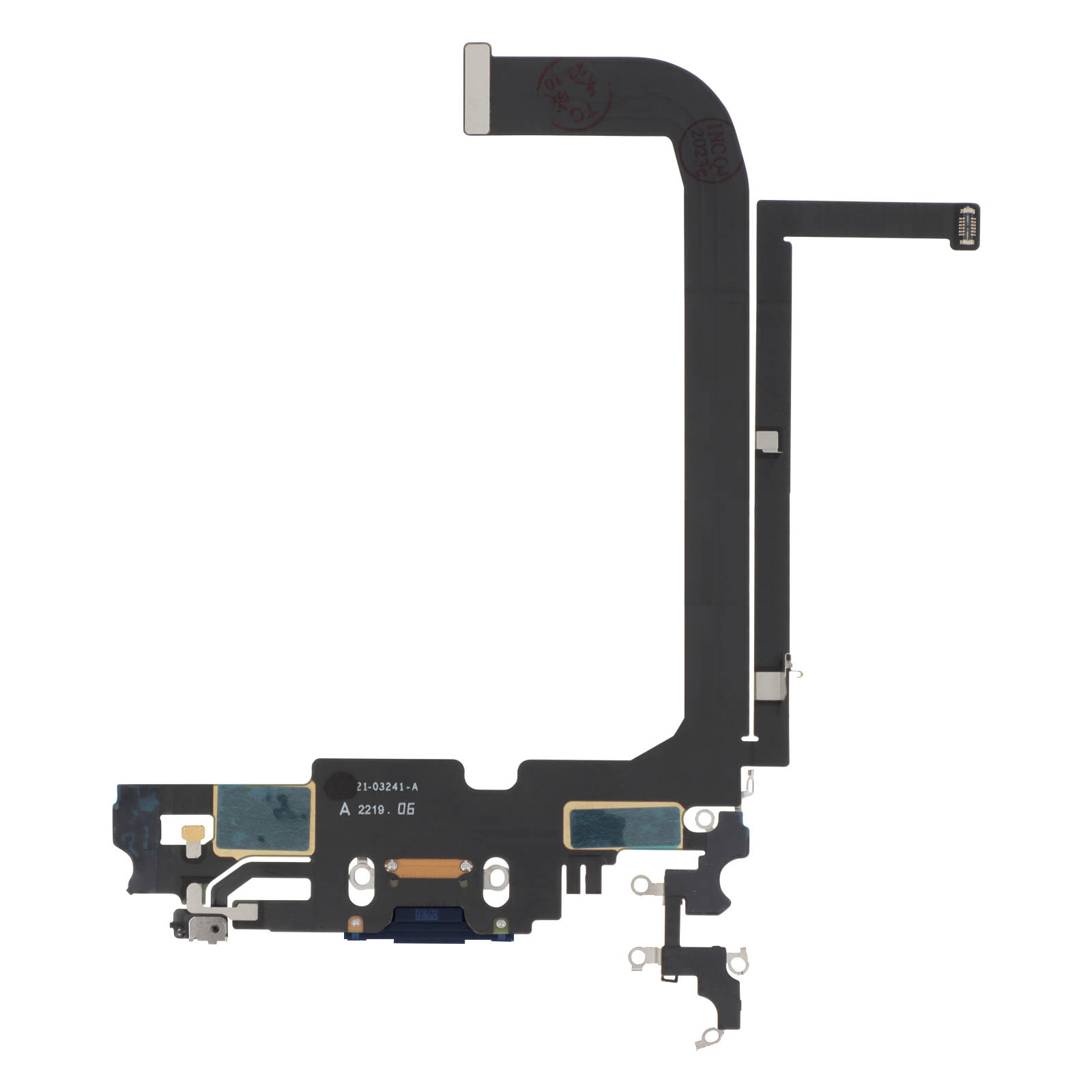 YHX-OU Presa di ricarica nera per iPhone 13 Pro Max Dock Connector Flex Cavo di ricarica Microfono Audio Jack Flex Cavo Impermeabile Strumento YHX-OU Presa di ricarica nera per iPhone 13 Pro Max Dock Connector Flex Cavo di ricarica Microfono Audio Jack Flex Cavo Impermeabile Strumento