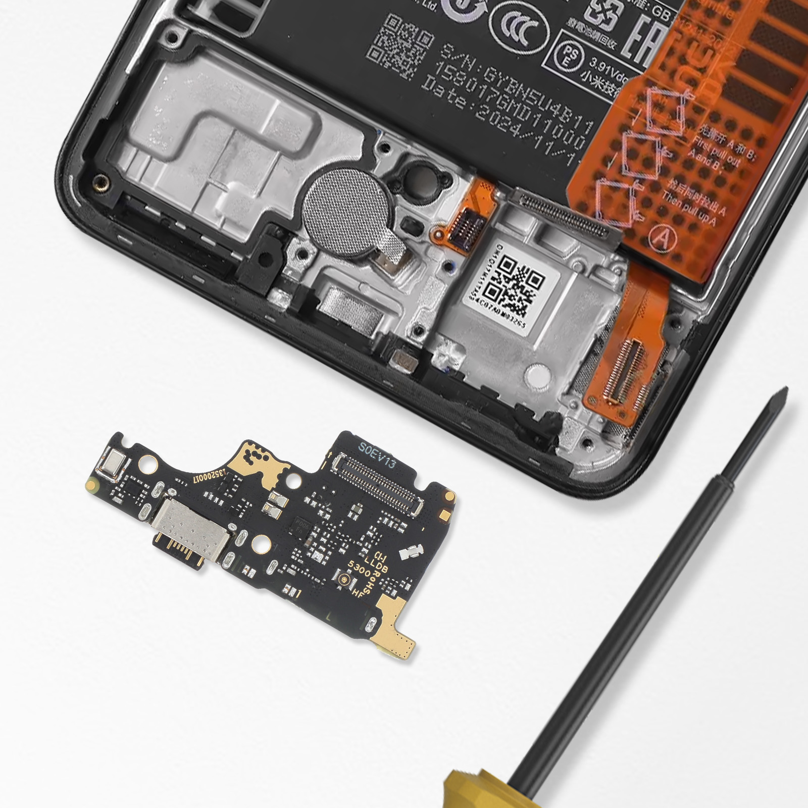 Connecteur De Charge Pour Xiaomi 14 Ultra - Pièce De Rechange - Neuf Sous Blister