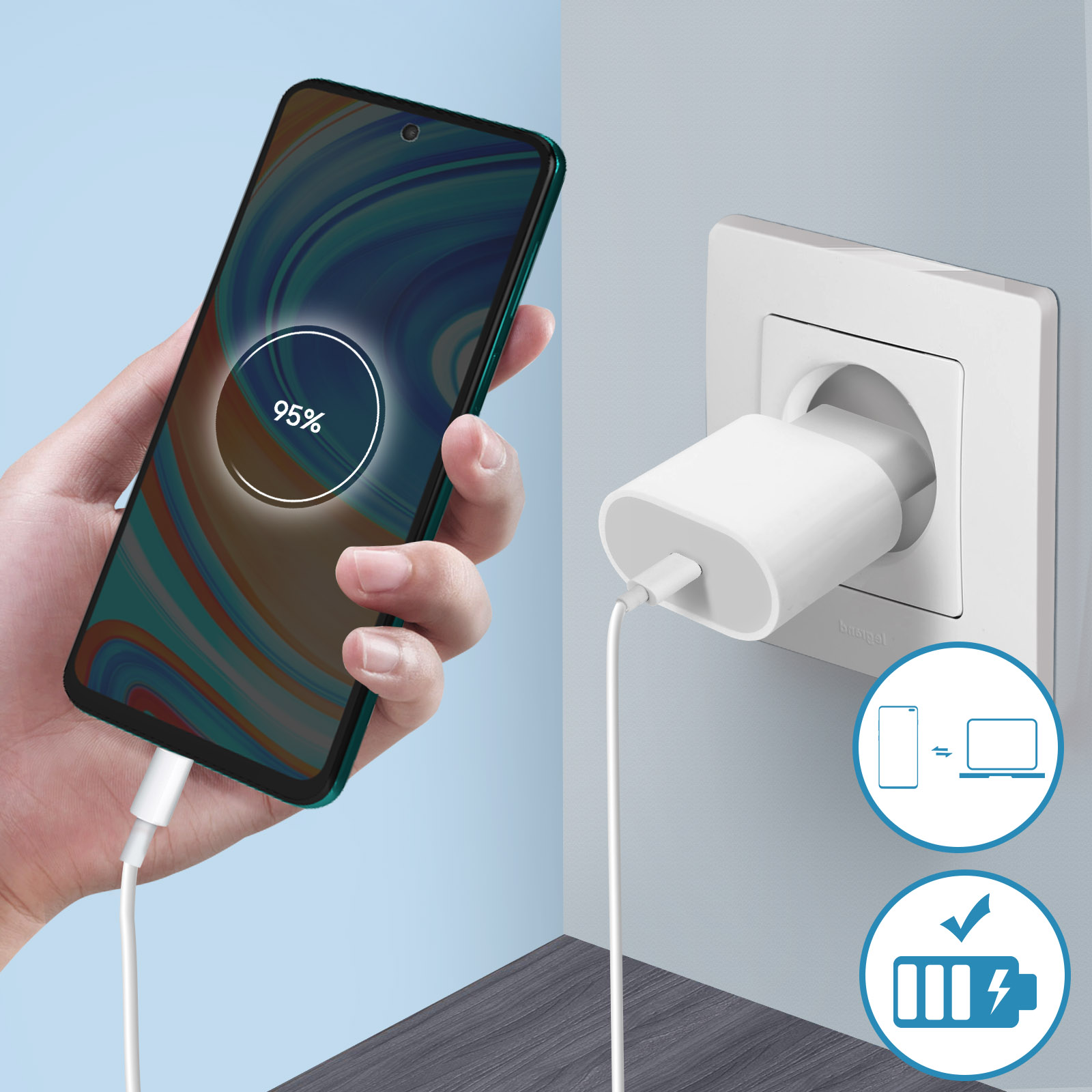 Connecteur De Charge Pour Xiaomi Redmi Note 9 - Câble De Recharge - Pièce Détachée D'occasion