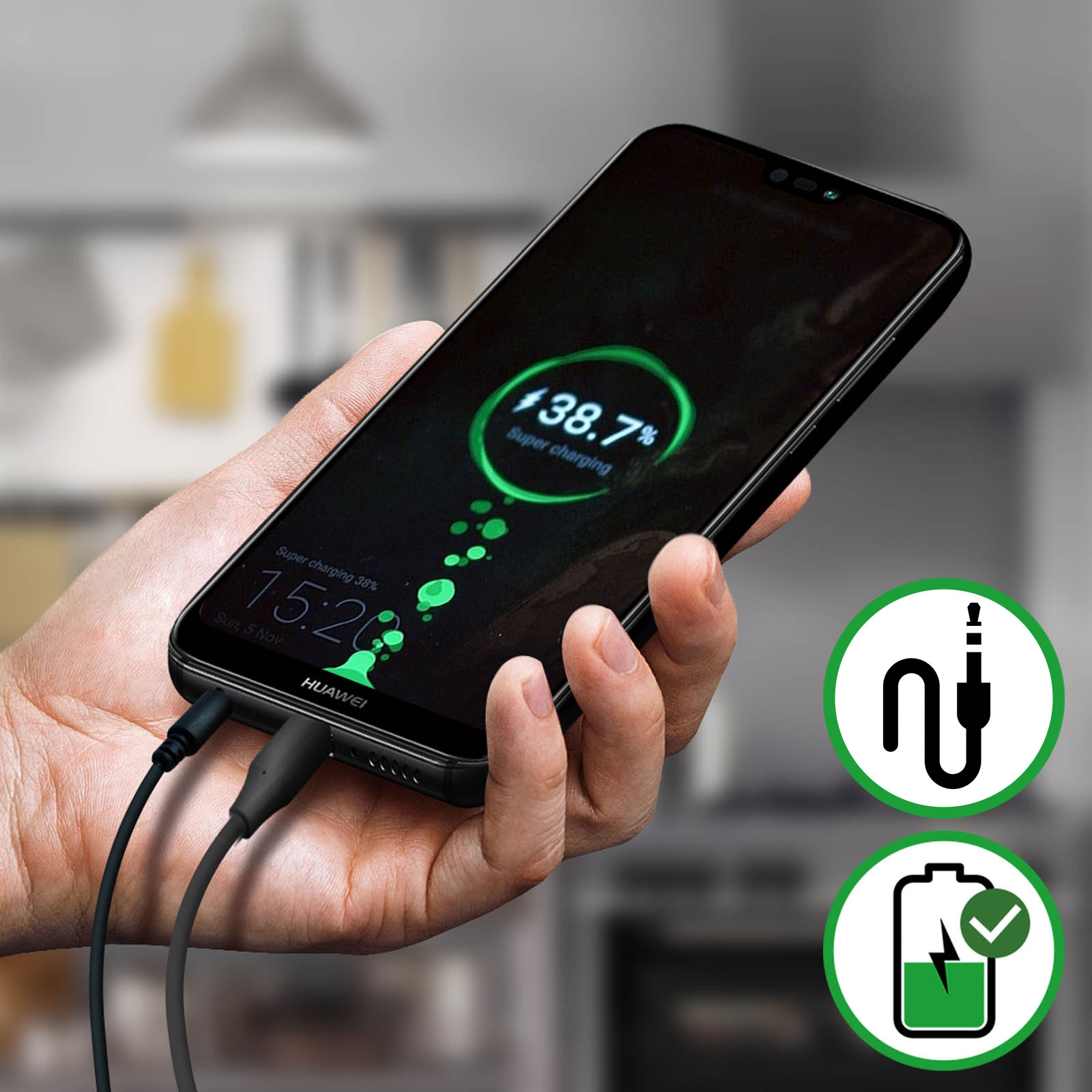 Nappe Circuit Connecteur Pour Huawei P Smart Z - Prise Jack, USB, Charge, Micro