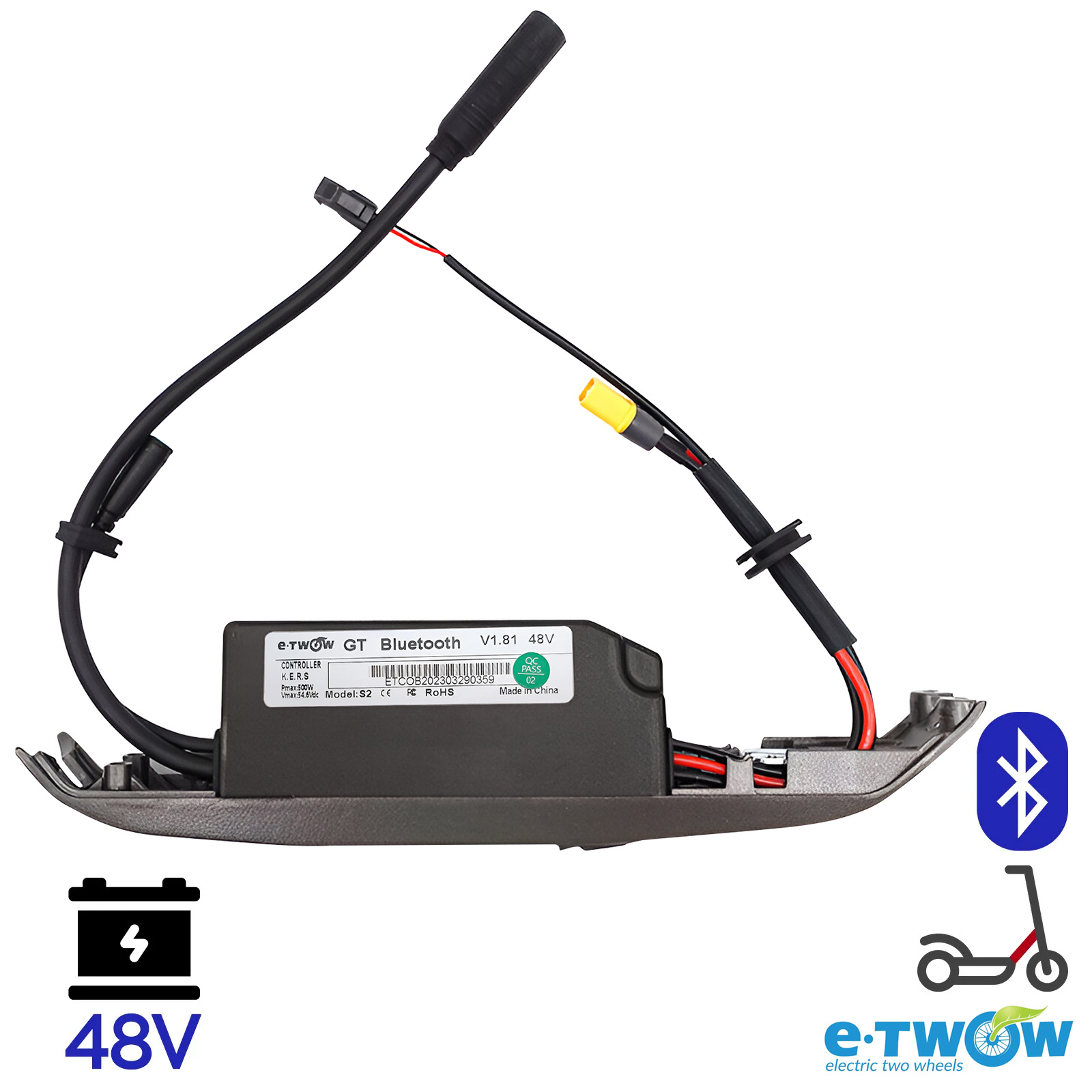 Tubo Manubrio Alluminio Per Monopattino E-TWOW – Nuovo Modello Originale
