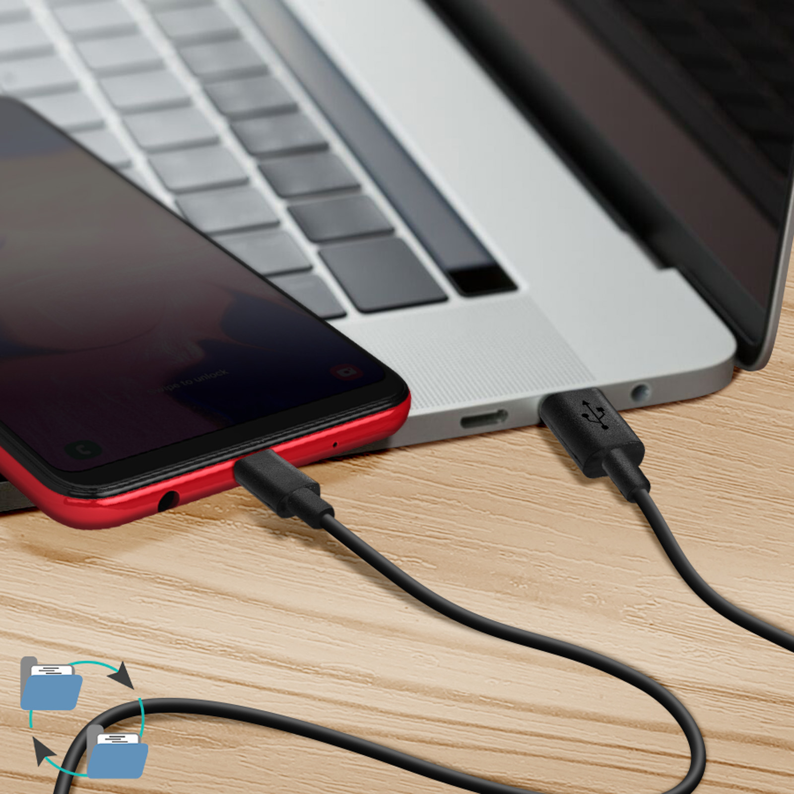 Cavo di Ricarica USB per Smartphone con Luci a LED - GOOBAY