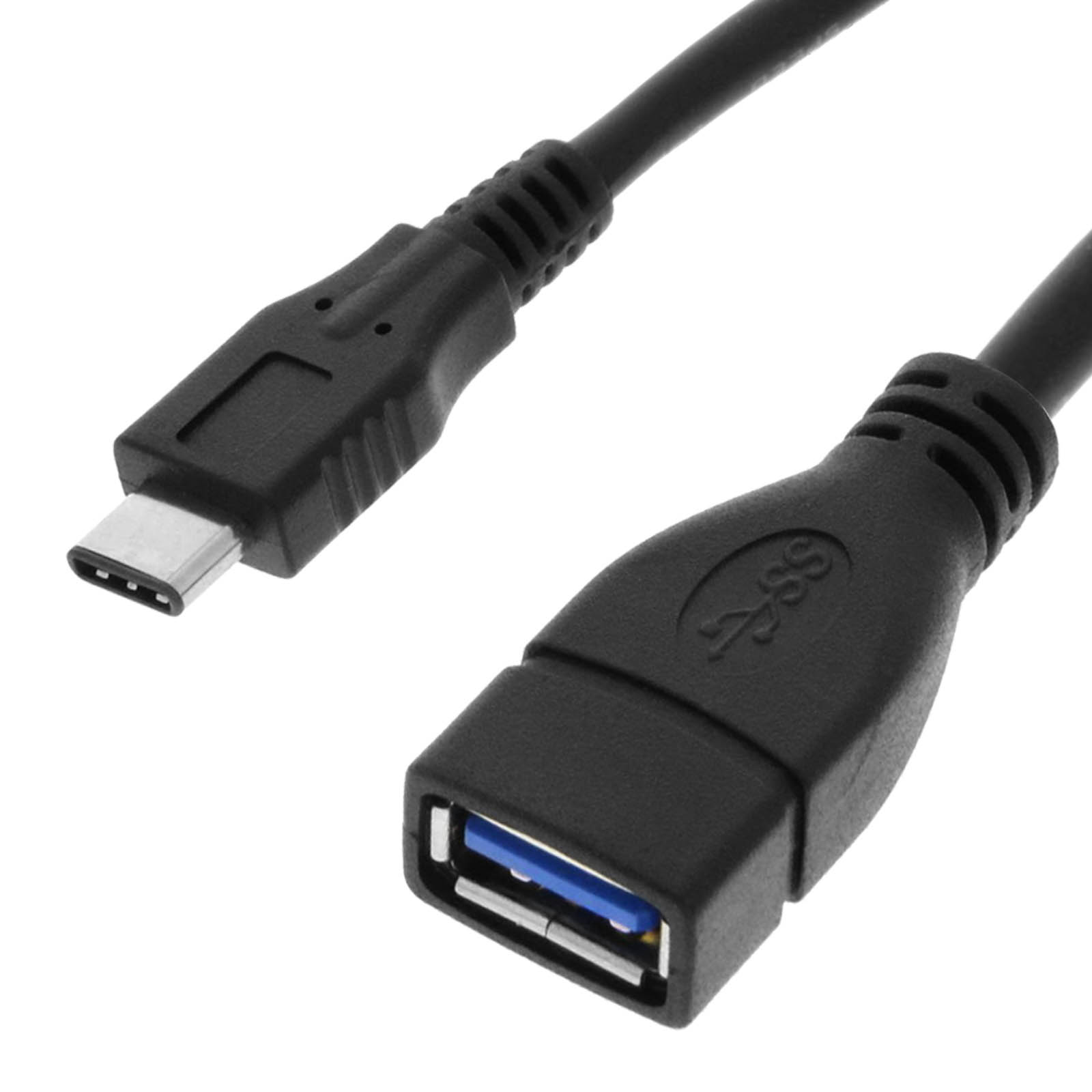 Adattatore da USB-C a USB, confezione da 4 OTG maschio-femmina - nero - Italiano
