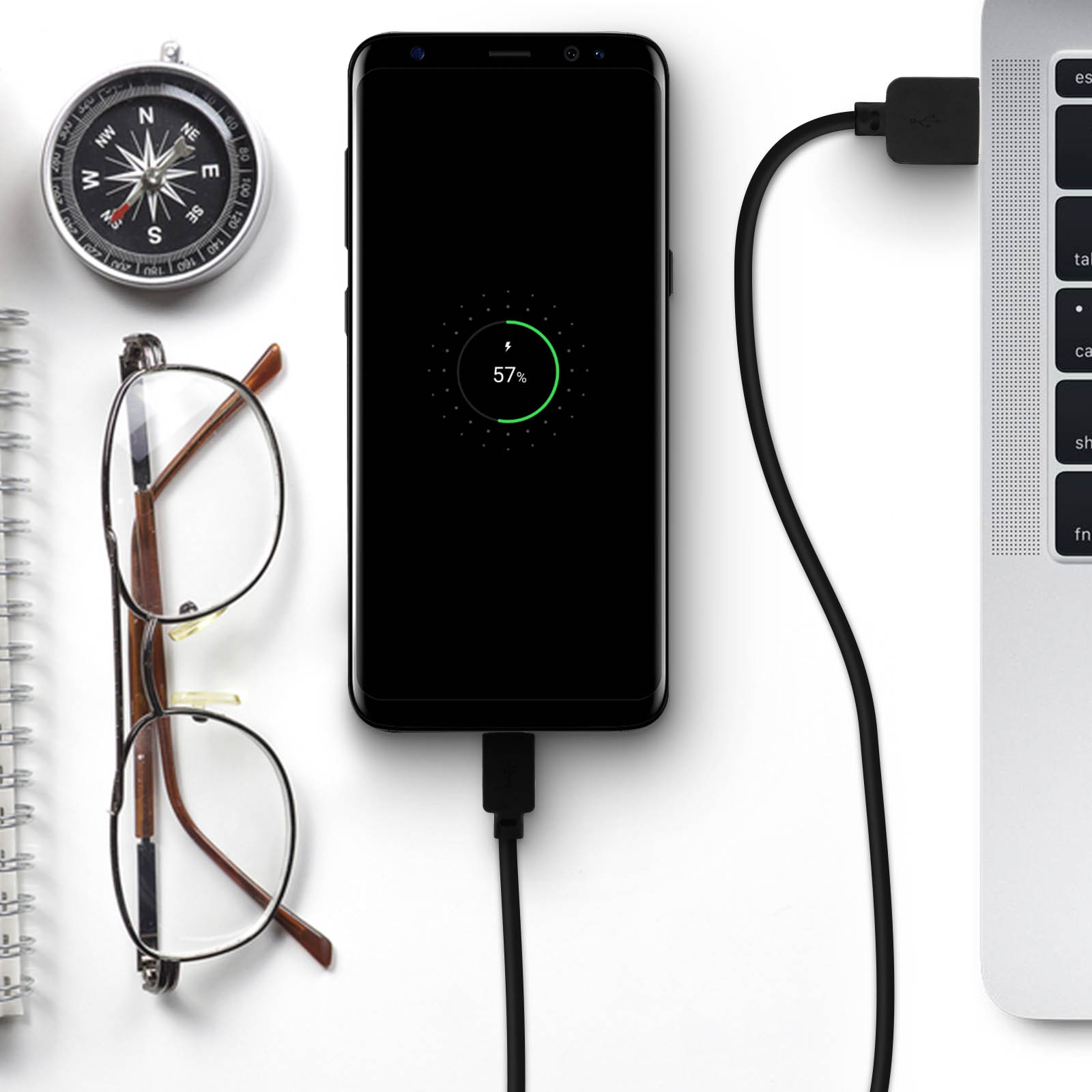 Goobay Cavo di ricarica e sincronizzazione (1 m, USB 2.0
