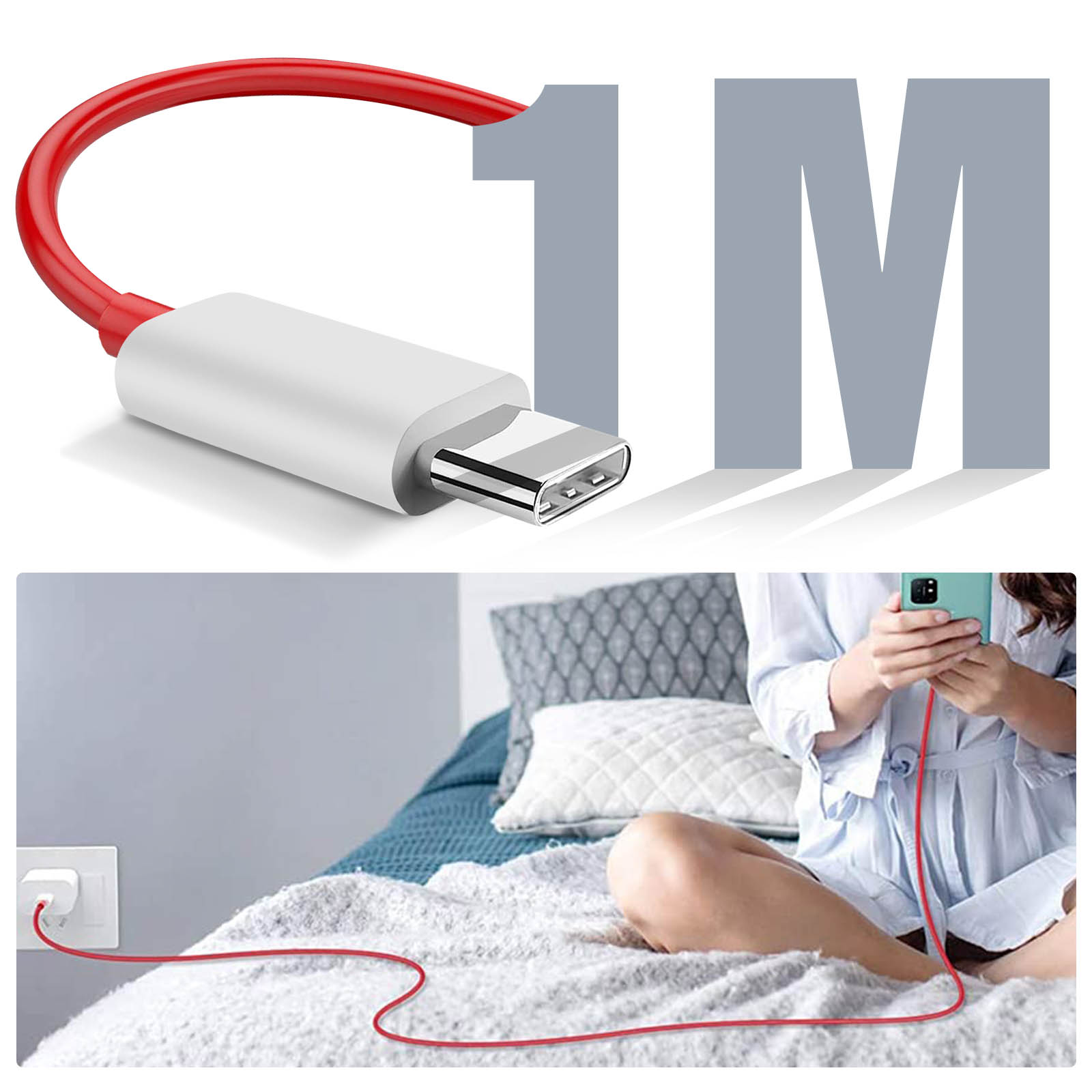 Cavo USB tipo C per OnePlus Nord CE 2 Lite 5G