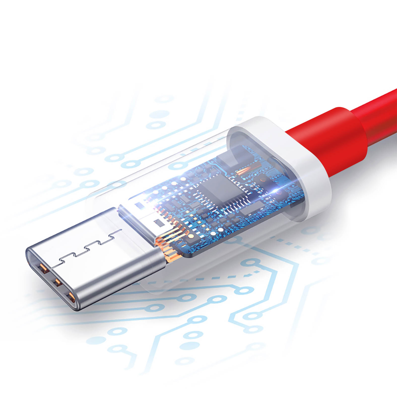 Reinforced Type C Cable for OnePlus Nord CE 2 Lite 5G USB-TypeC Braided