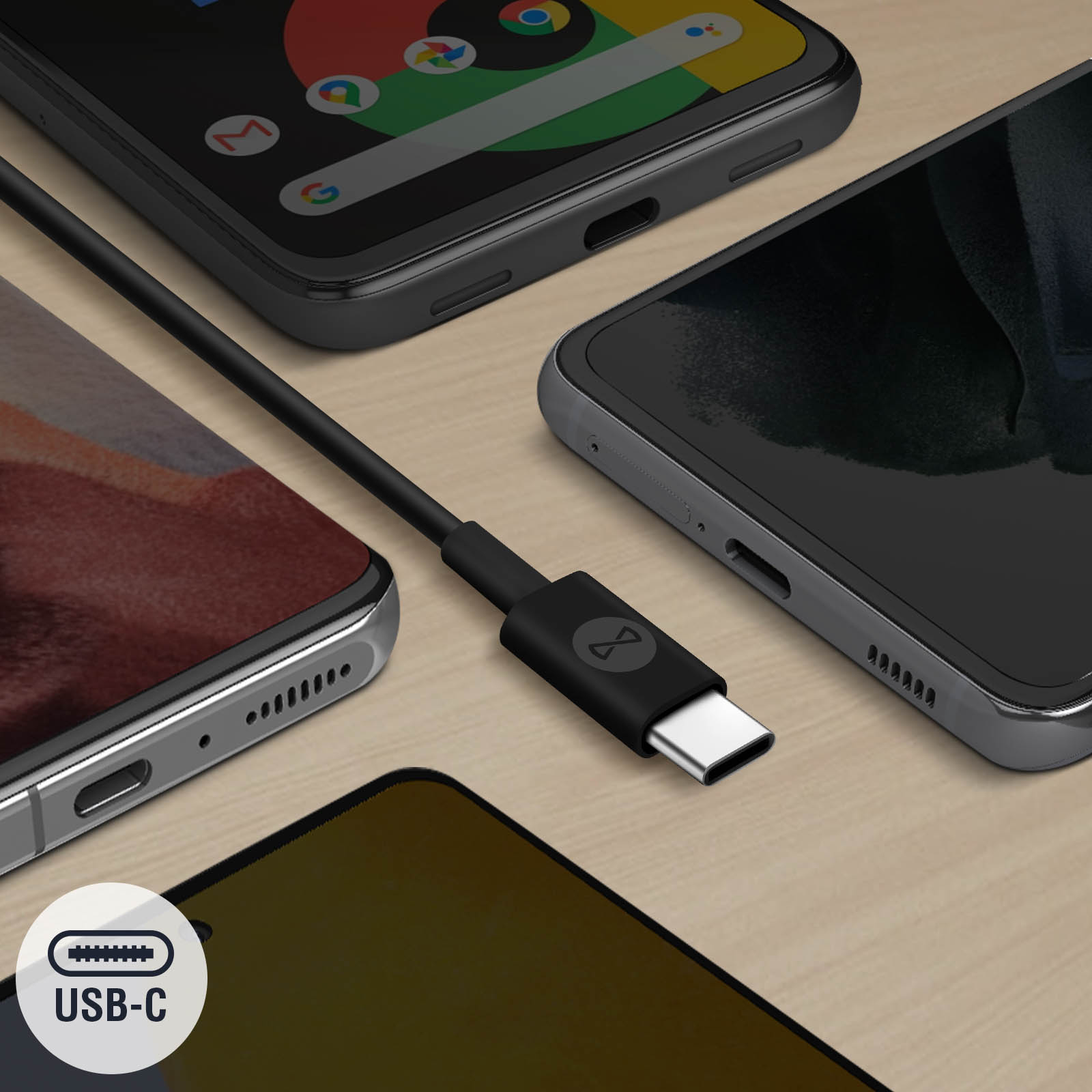 Cavo USB C rapido - Cavo di alimentazione di tipo C, cavo di ricarica bianco 1M | Corde di ricarica ad alta velocità, trasferimenti rapidi di cavo di sincronizzazione dati, cavo USB