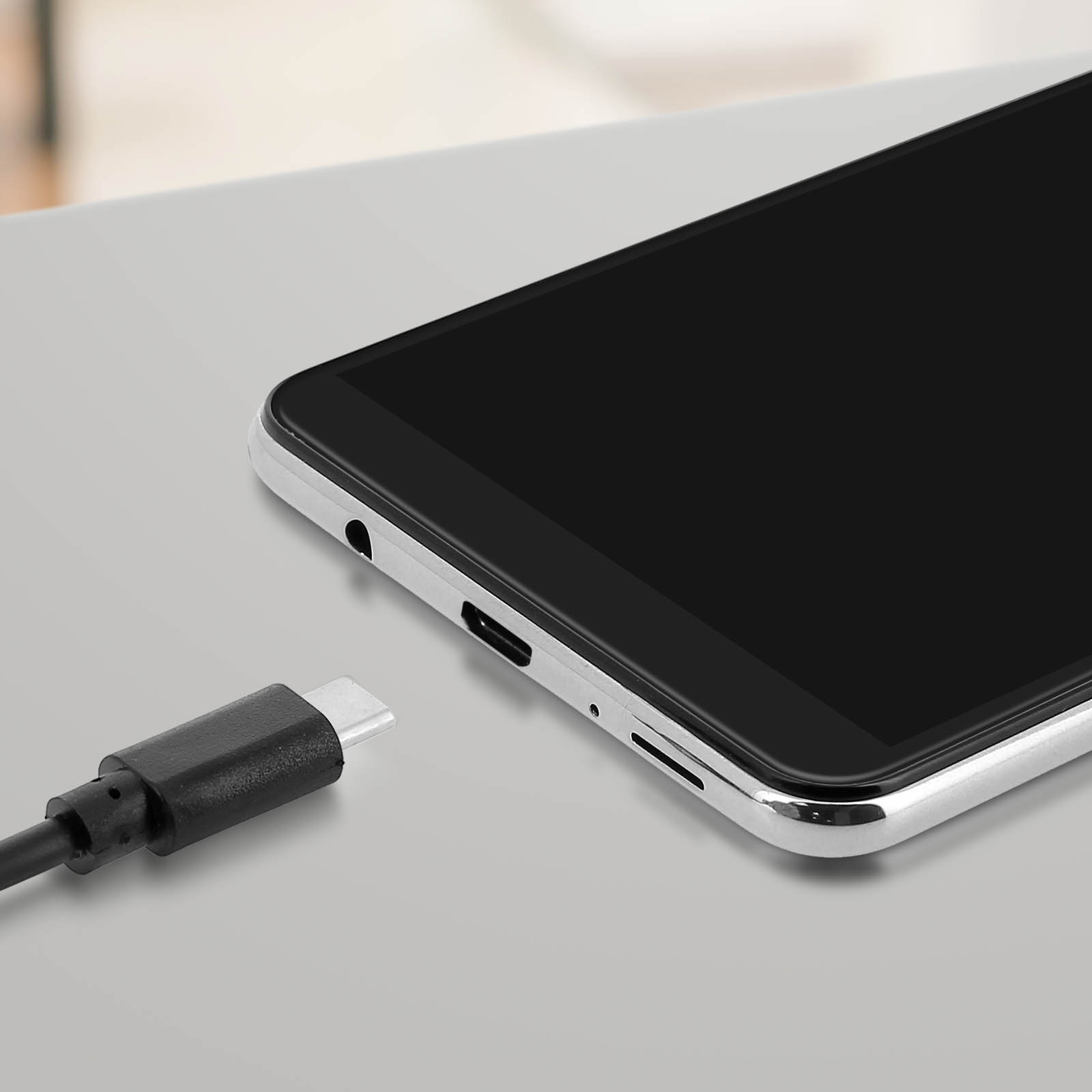 Cavo Magnetico K-S-Trade Per Sony Xperia 10 V: Ricarica E Sincronizzazione Con USB-C E Micro-USB - 2