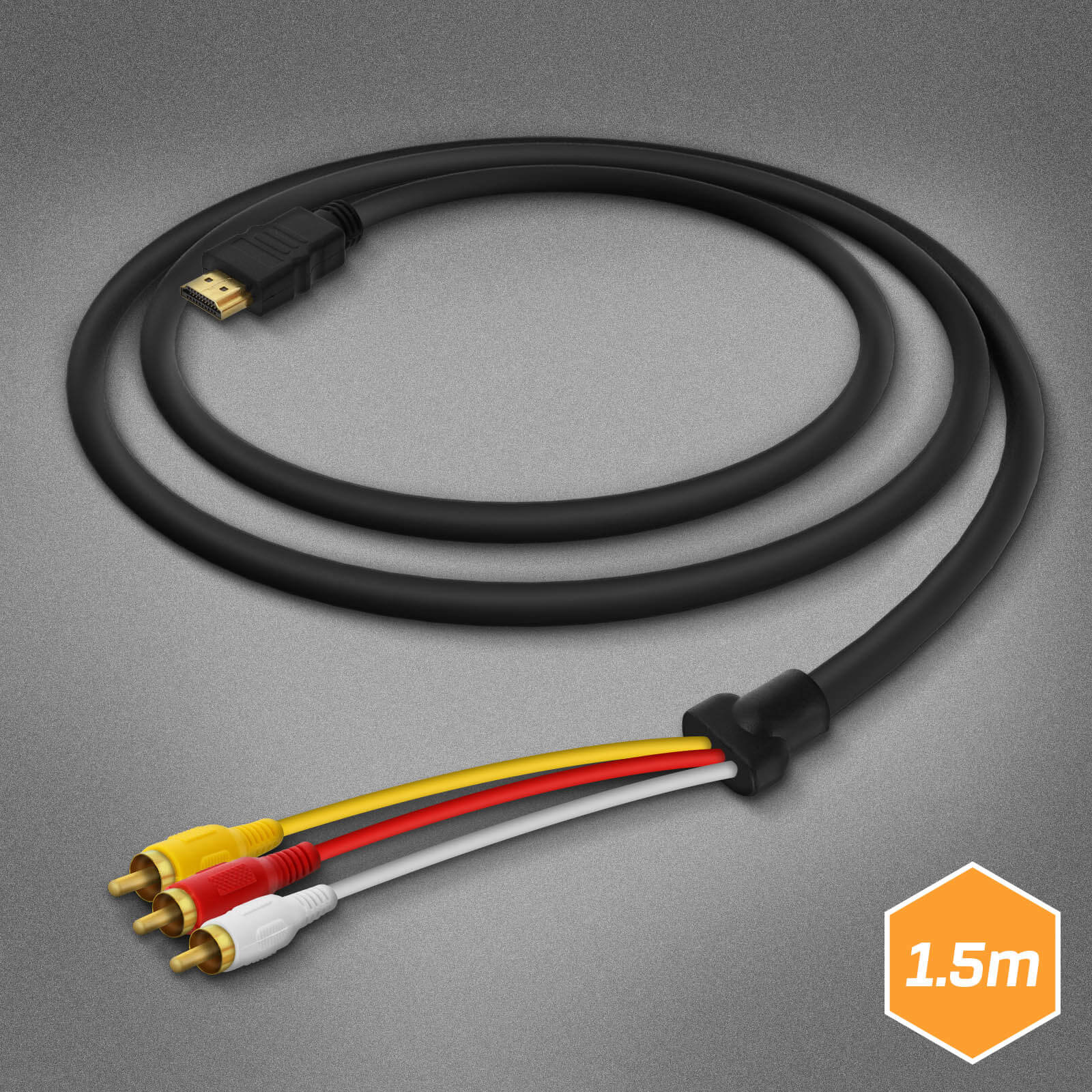 Cavo HDMI Full HD 1080p 1,5 Metri O 3 Metri (XSRE) Con Conduttori In Rame Privo Di Ossigeno - Foto 2