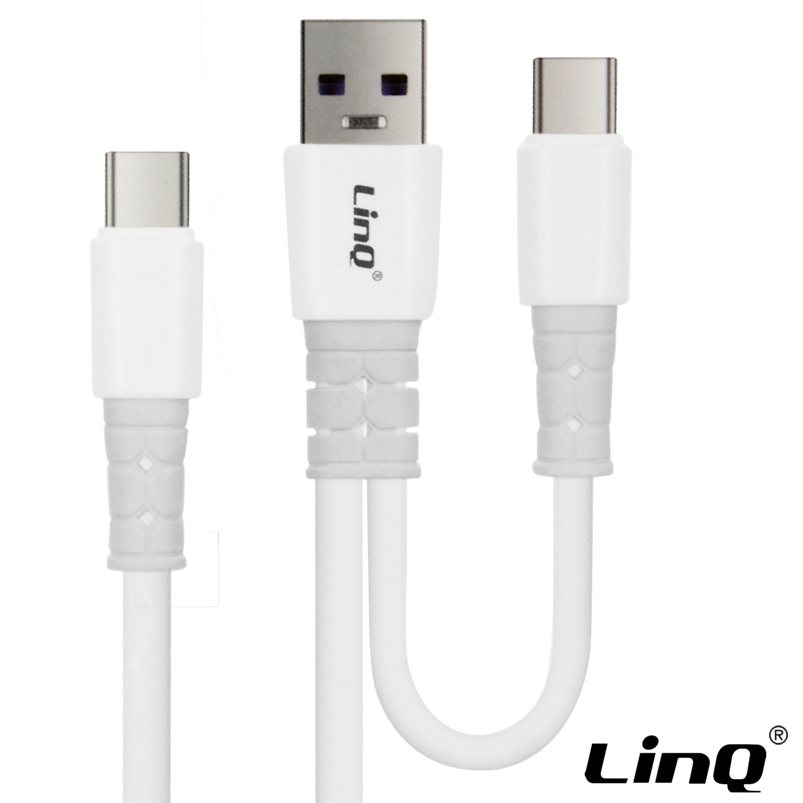 Cavo USB Tipo C Lungo 3 Metri Per TCL 20L+ - Ricarica Rapida E Sincronizzazione Dati, Punta In Alluminio - 3