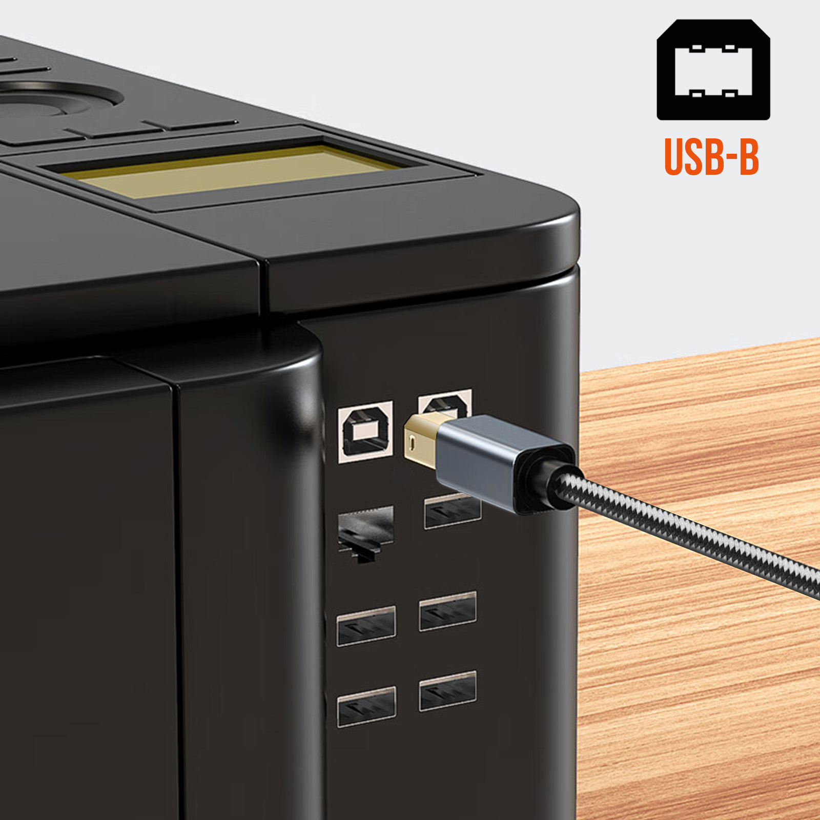 Ugreen USB - Cavo USB B Placcato Oro Per Stampante Scanner 1,5 M USB2.0 - Foto 8