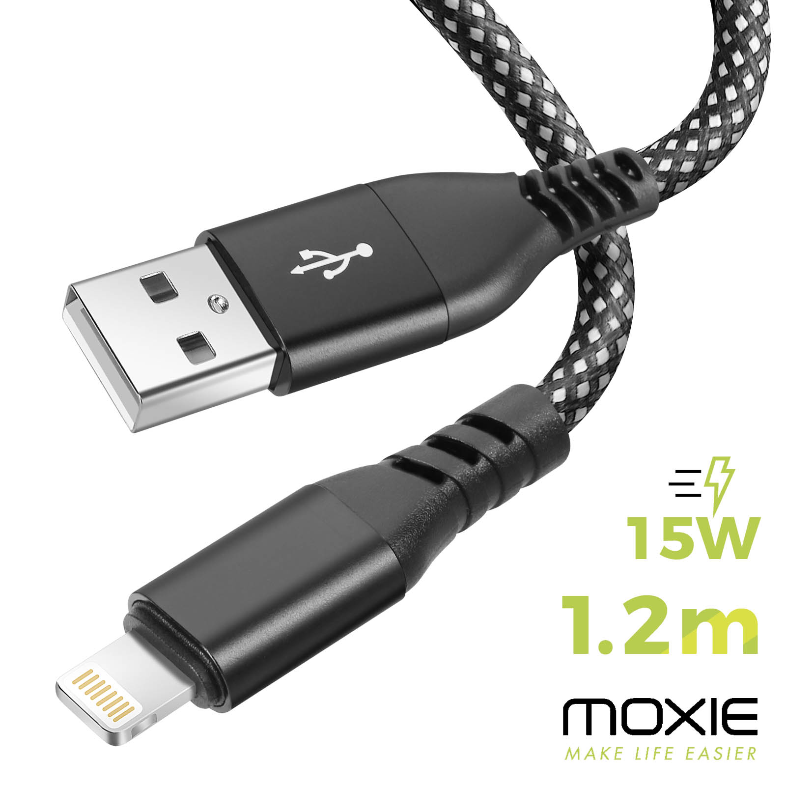 Cable Para IPhone Usb A Lightning 1 Metro Reforzado