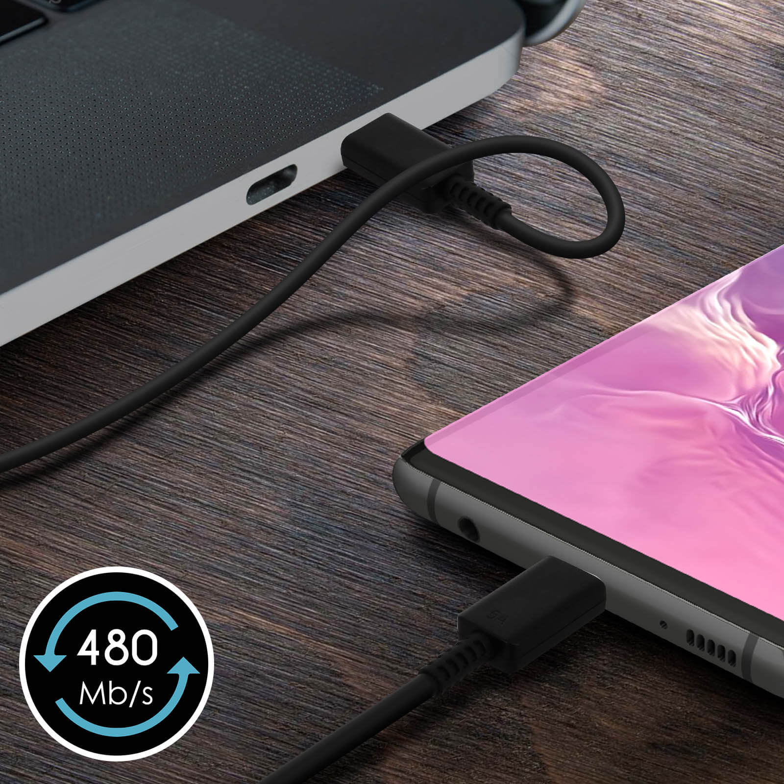 Suncase Cavo Dati USB/Caricabatteria/Cavo di Carica/Cavo Compatibile Con Blackview A55 Pro