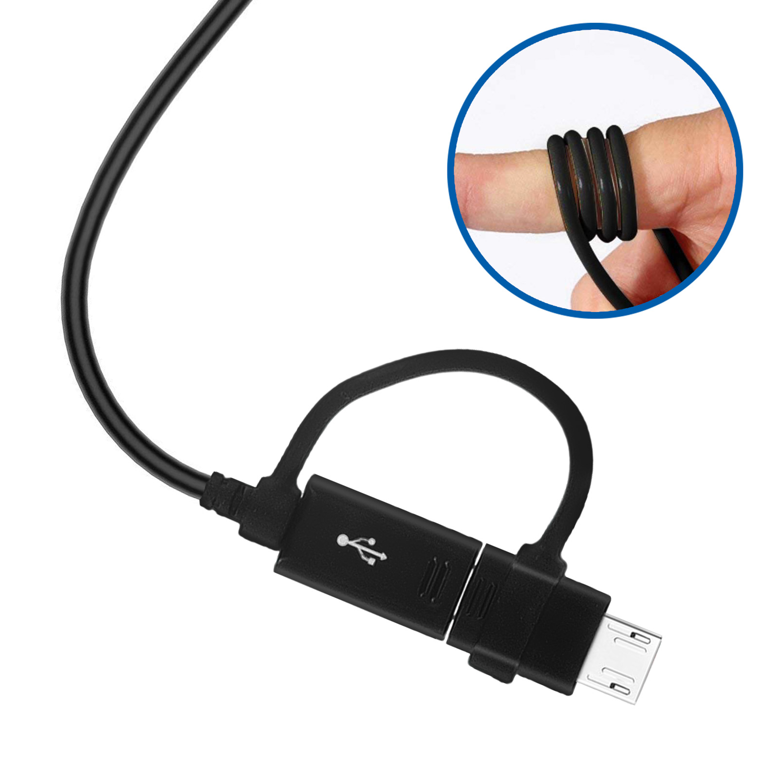 Vhbw Cavo Di Alimentazione USB Compatibile Con Fitbit Inspire 2 Smartwatch Tracker Stazione Di Ricarica Nero 100 Cm 65838347