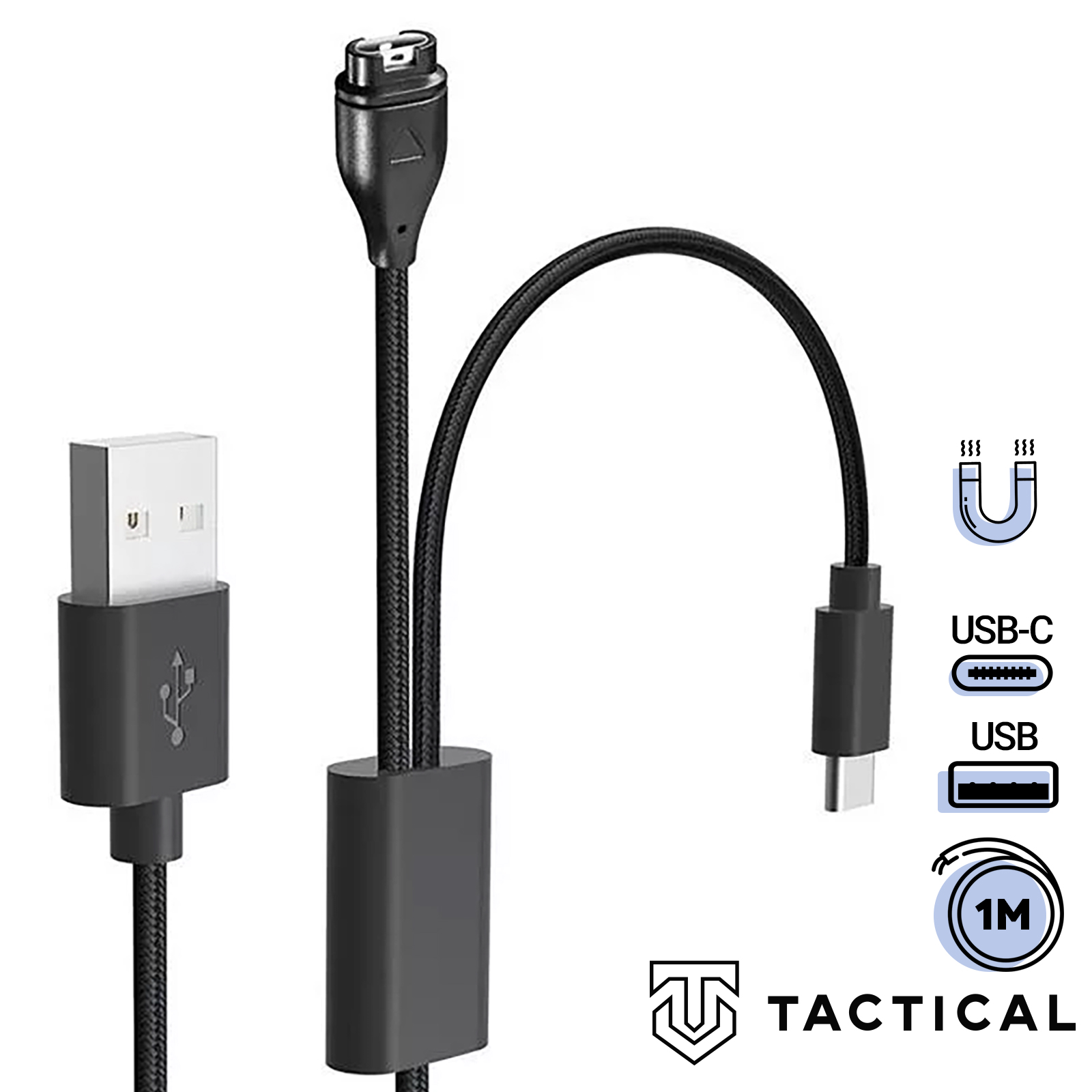 Cavo USB-C A USB-C Garmin Originale – Lunghezza 50 Cm Per Ricarica E Dati