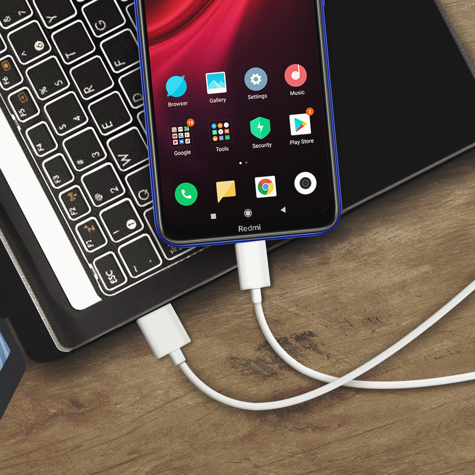 Xiaomi Redmi 9 Cavo USB USB C Type C, Marca Cellonic, Ricarica 3A  PD 100w Trasferisce Dati O