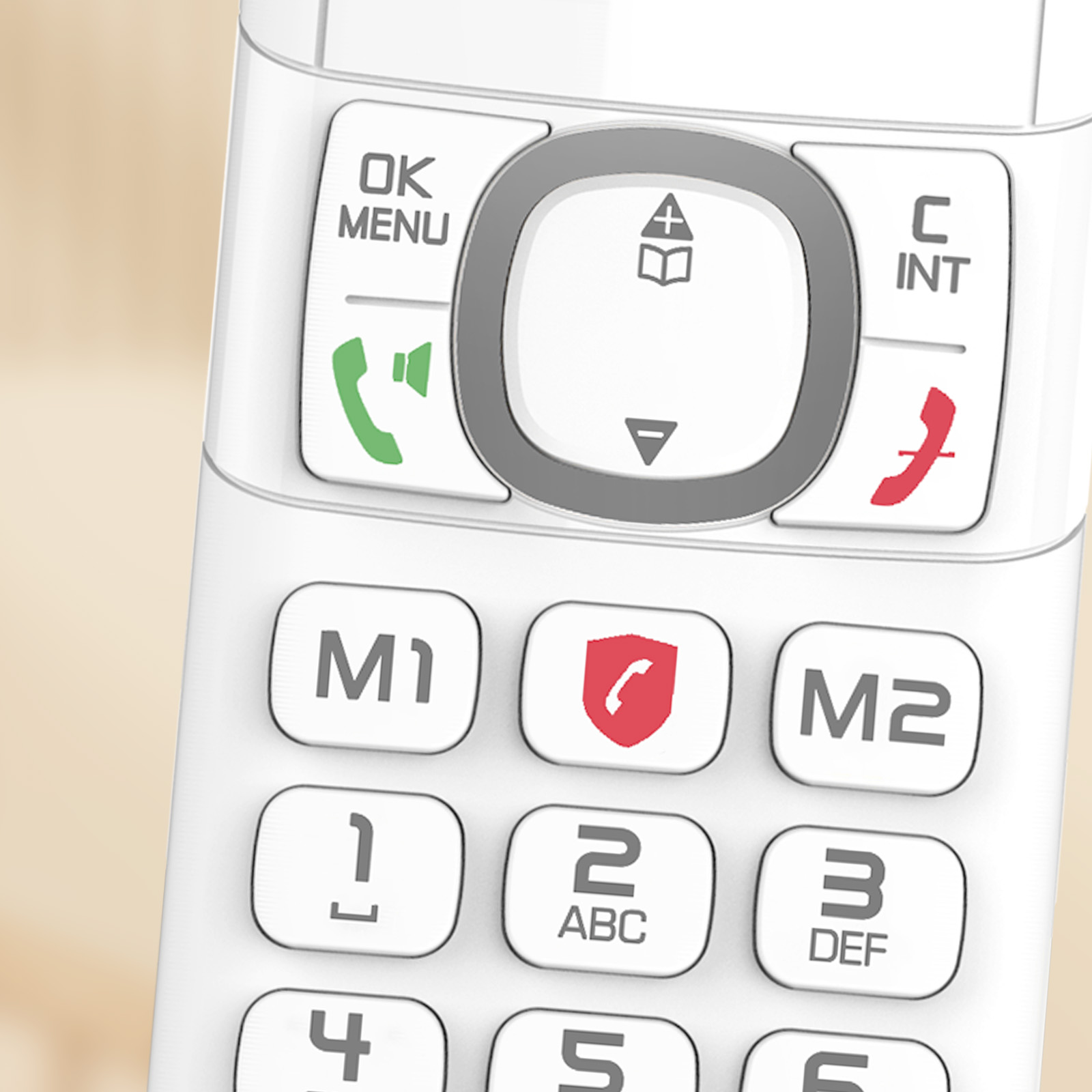 Téléphone Sans Fil Alcatel F860 Duo – Noir – Blocage Appels Indésirables – Neuf