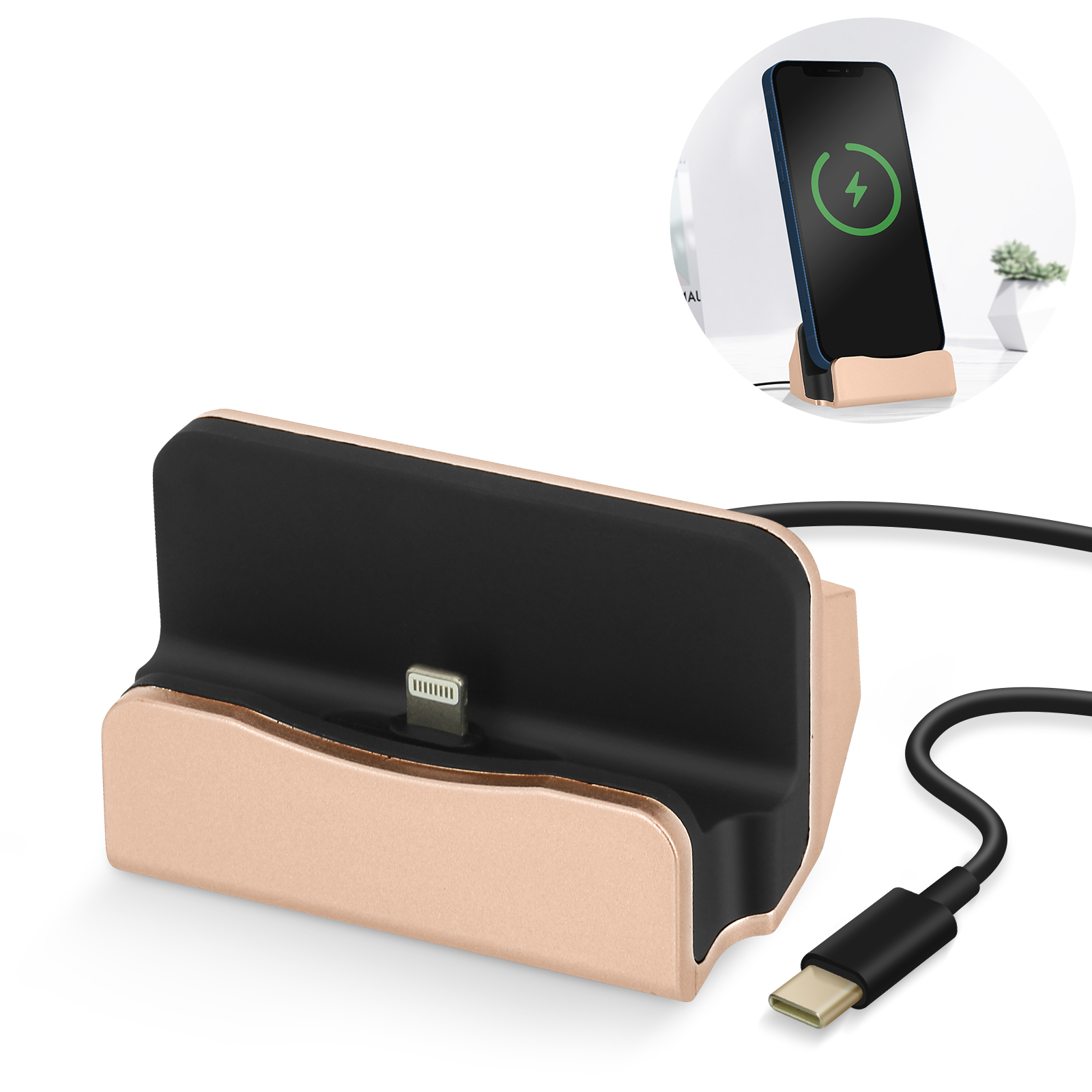 SooPii Station De Charge USB C 6 Ports Pour Plusieurs Appareils, 2 PD 20W Charge Rapide Pour