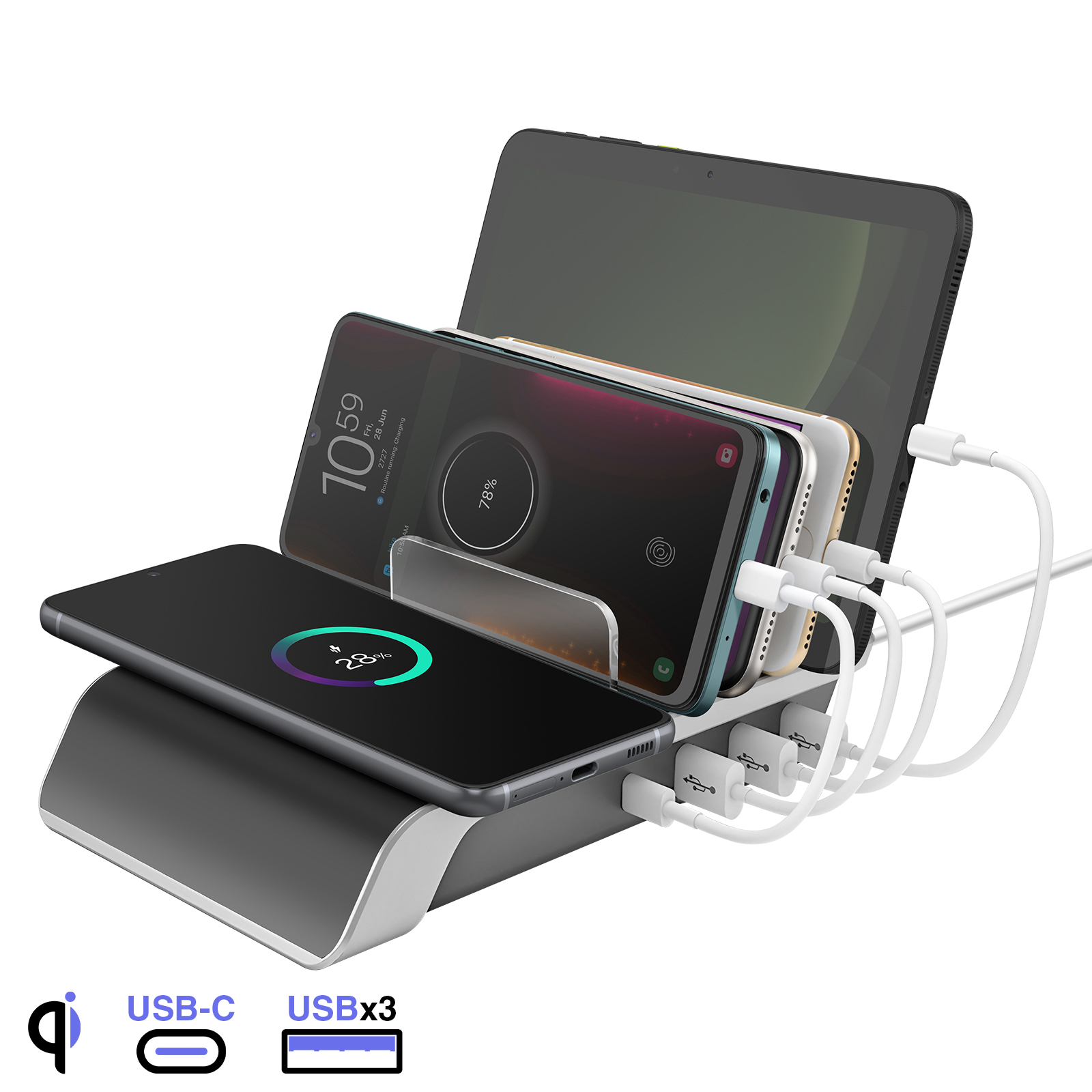 Cargadores inalámbricos para Motorola Moto G5 Plus Gsm55