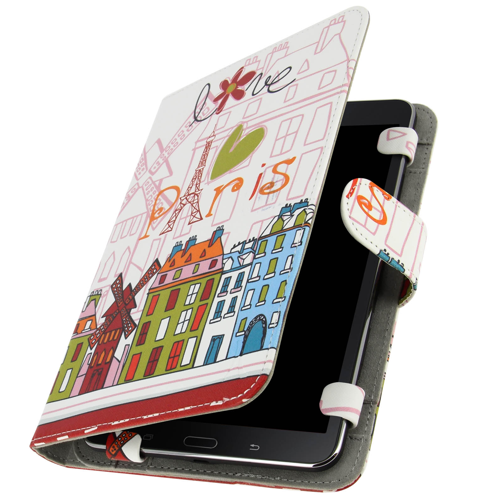 RLTech Custodia Cover per Huawei Matepad T8, Ultra Leggero Protettiva Cover in Silicone con Supporto per Bambini per Huawei Matepad T8 8.0 2020, Rosso