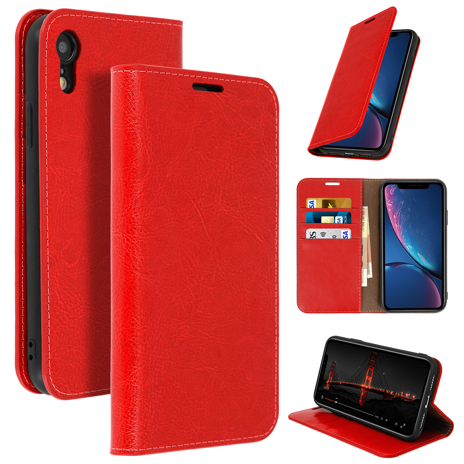 OWKEY Cover per iPhone XR, antiurto con protezione dello schermo