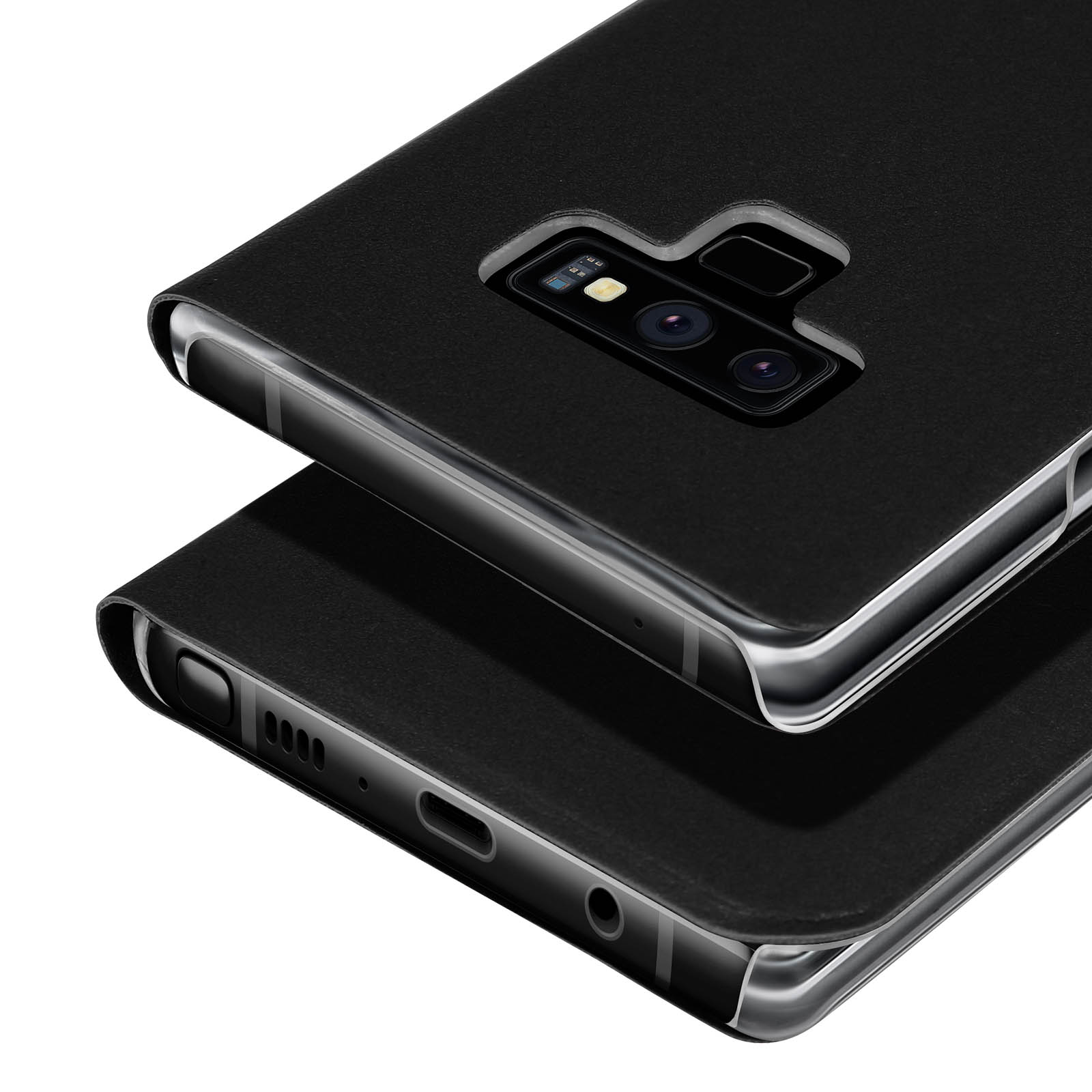 Cadorabo Custodia Libro compatibile con Huawei P9 PLUS in LILLA SCURO FIORE - in Design di Fiore con Chiusura Magnetica, Funzione Stand e 3 Vani di Carte - Cover Case Wallet Book